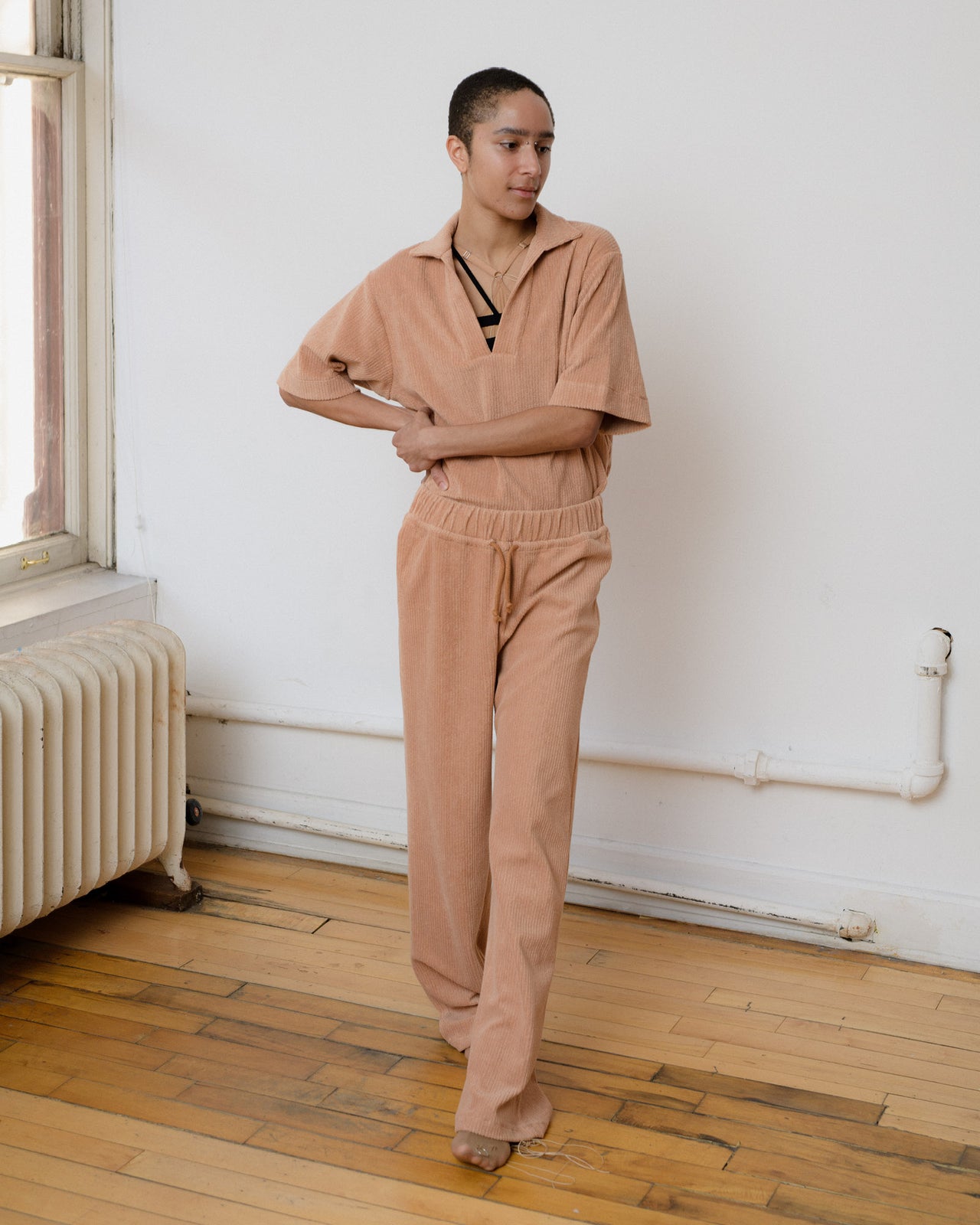 Douglas Pants - Terry Fleece - Mar Brown - AU22