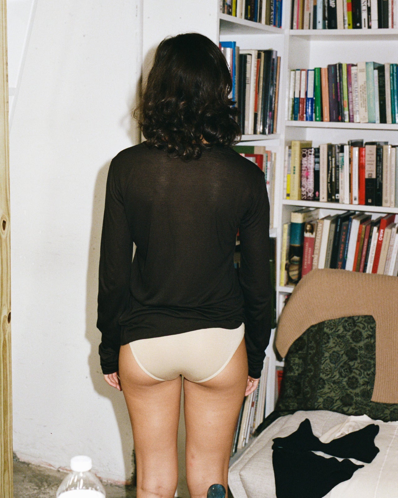 Elastic Bell Pants - Bamboo Jersey - Cochlea