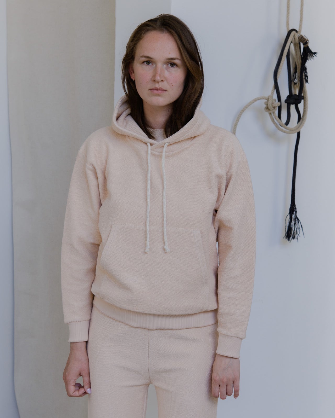 Hoodie - Reversed Terry - Spring 16 Ecru - SP23