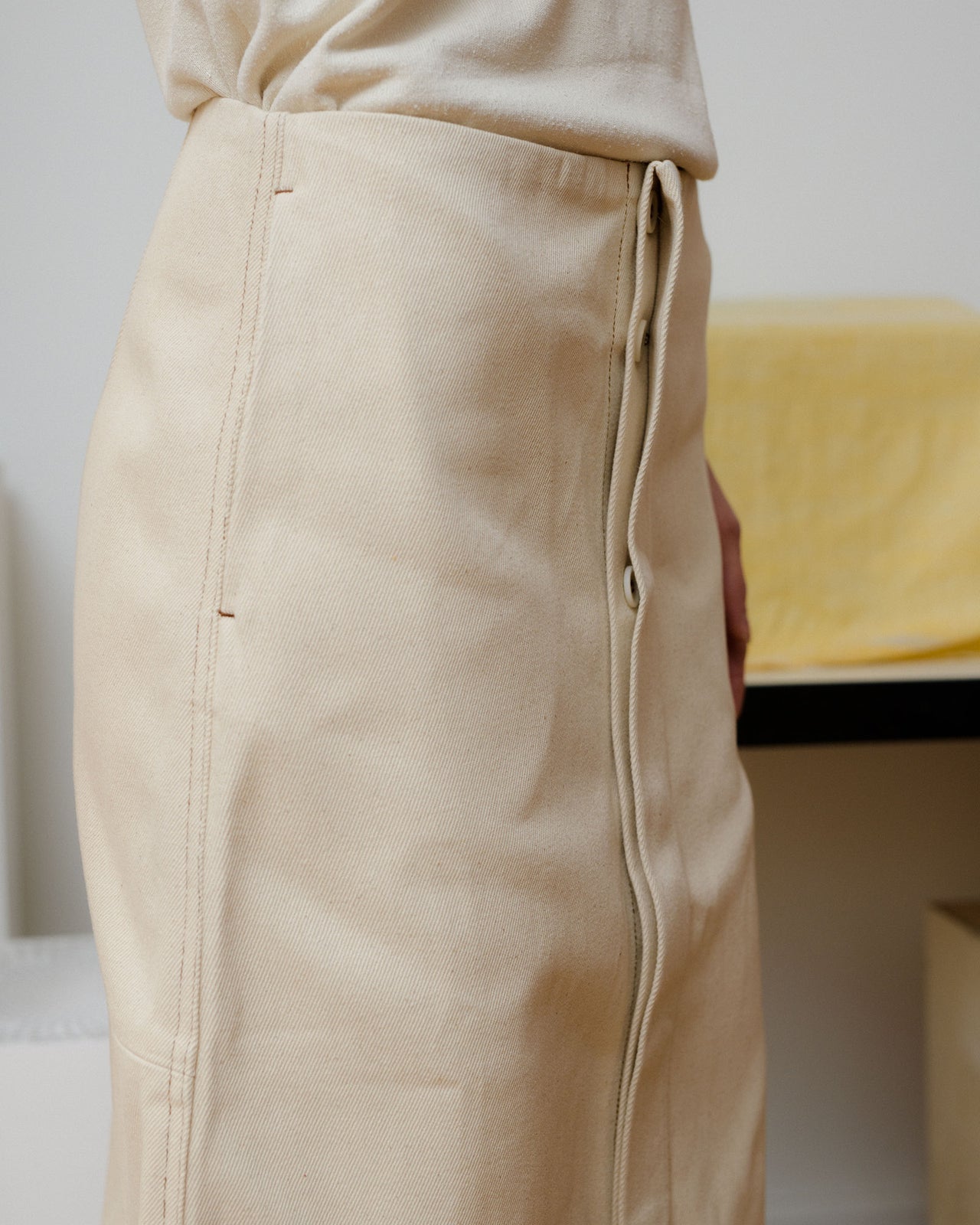 Indre Skirt - Organic Cotton - Undyed - AU22