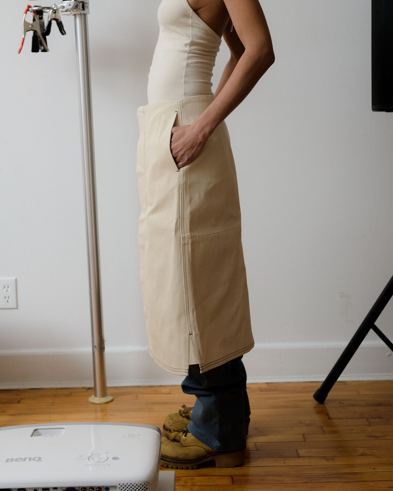 Indre Skirt - Organic Cotton - Undyed - AU22