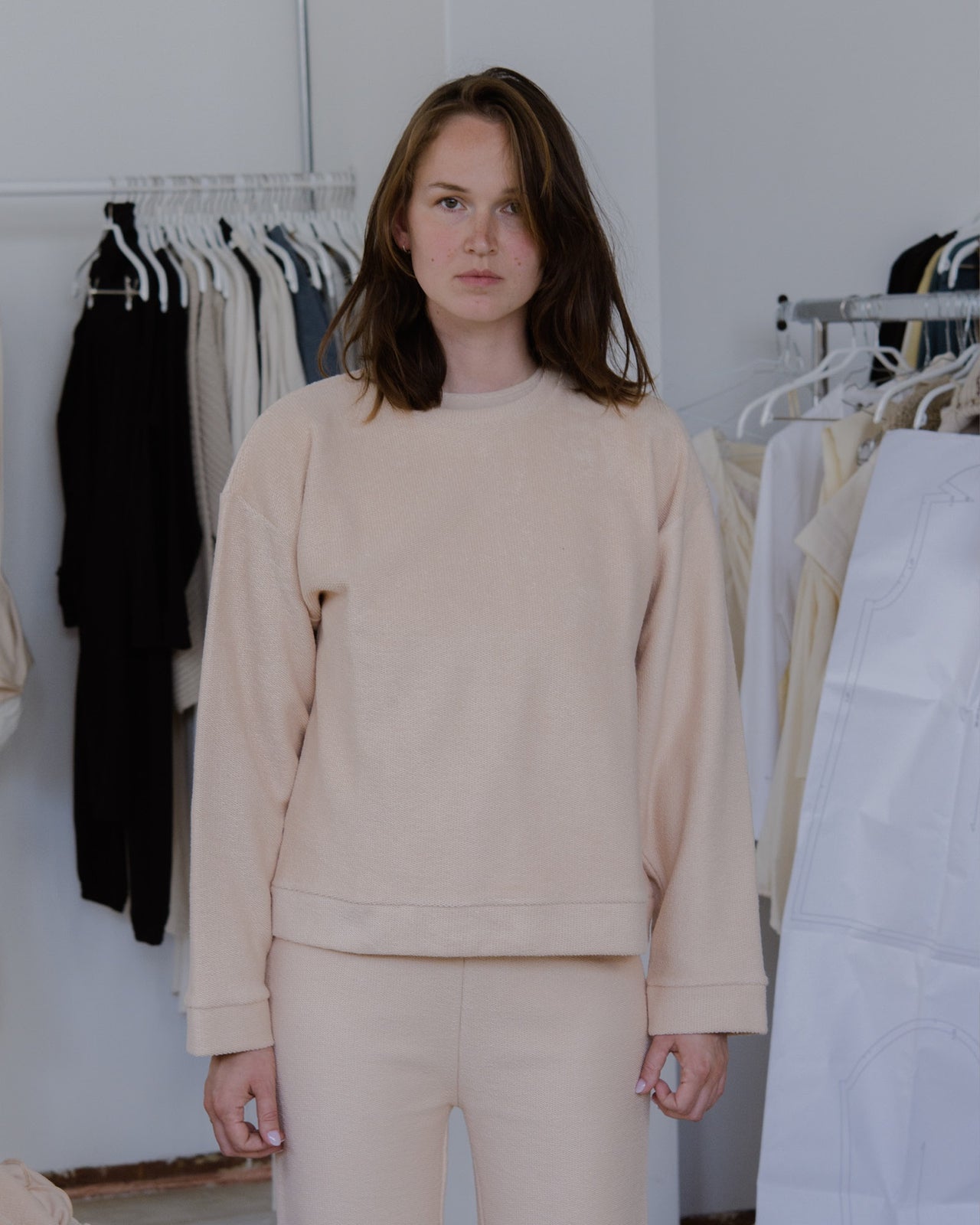 Loose Sweat - Reversed Terry - Spring 16 Ecru - SP23