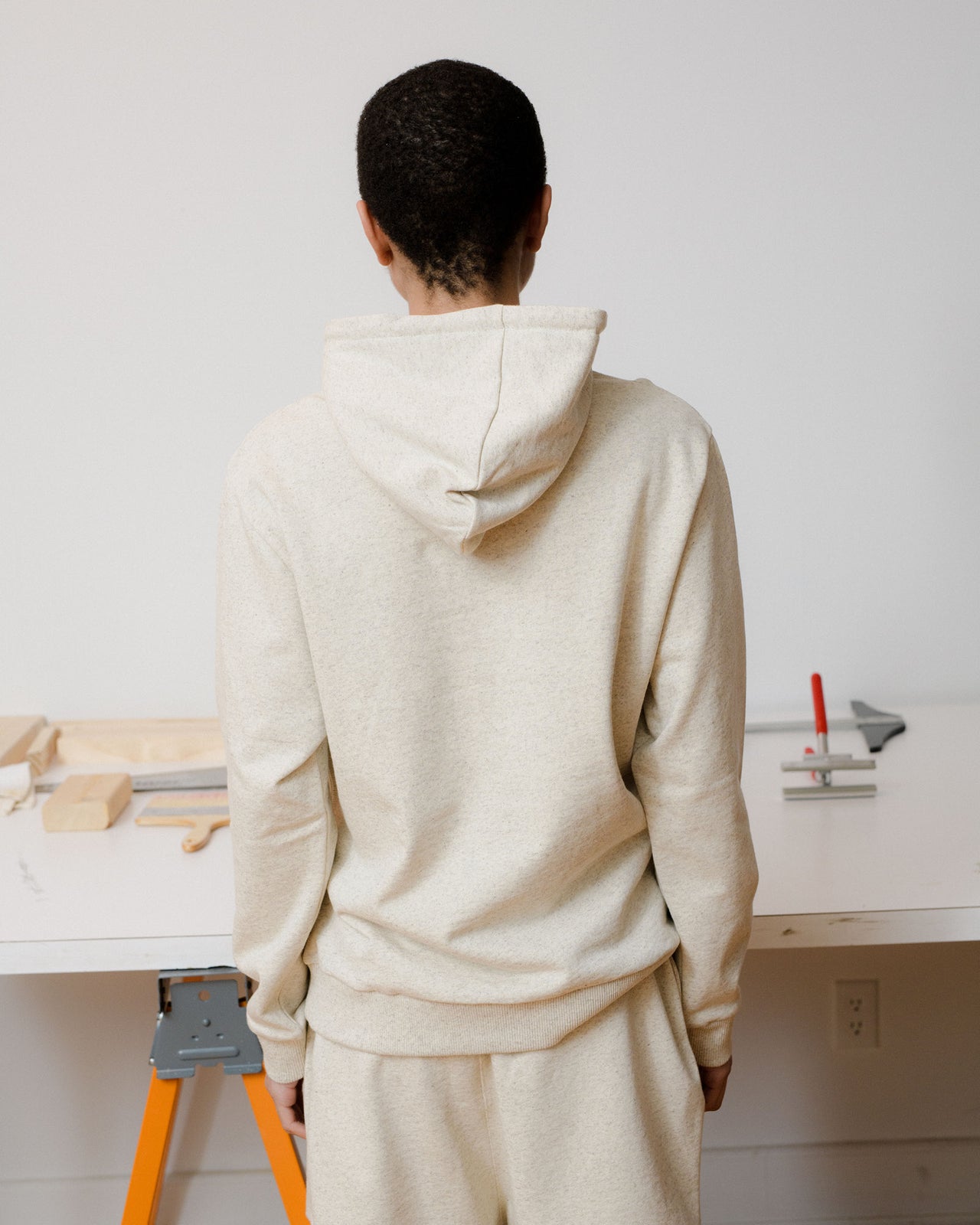 Nape Hoodie - Cotton/Hemp - Undyed - AU22