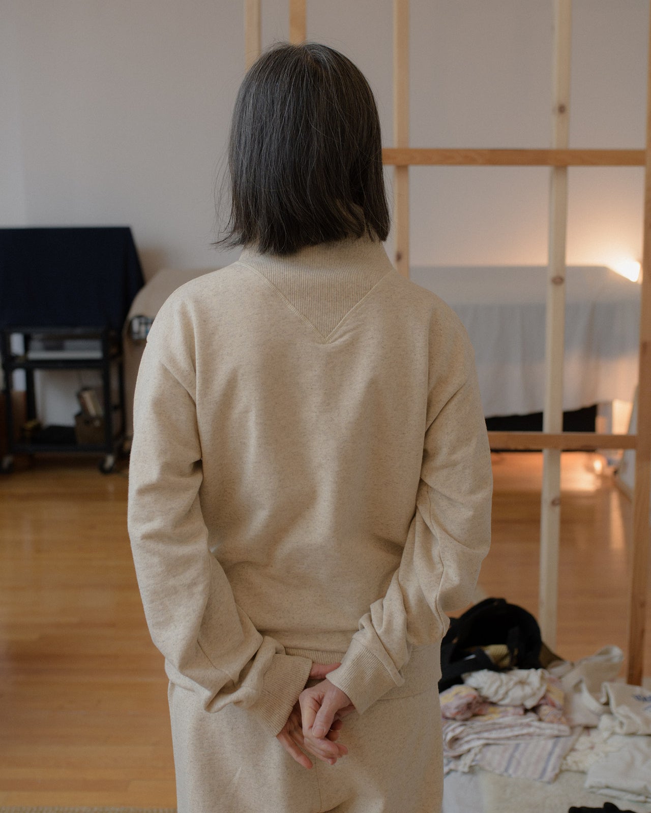 Nape Sweatshirt - Cotton/Hemp - Undyed - AU22