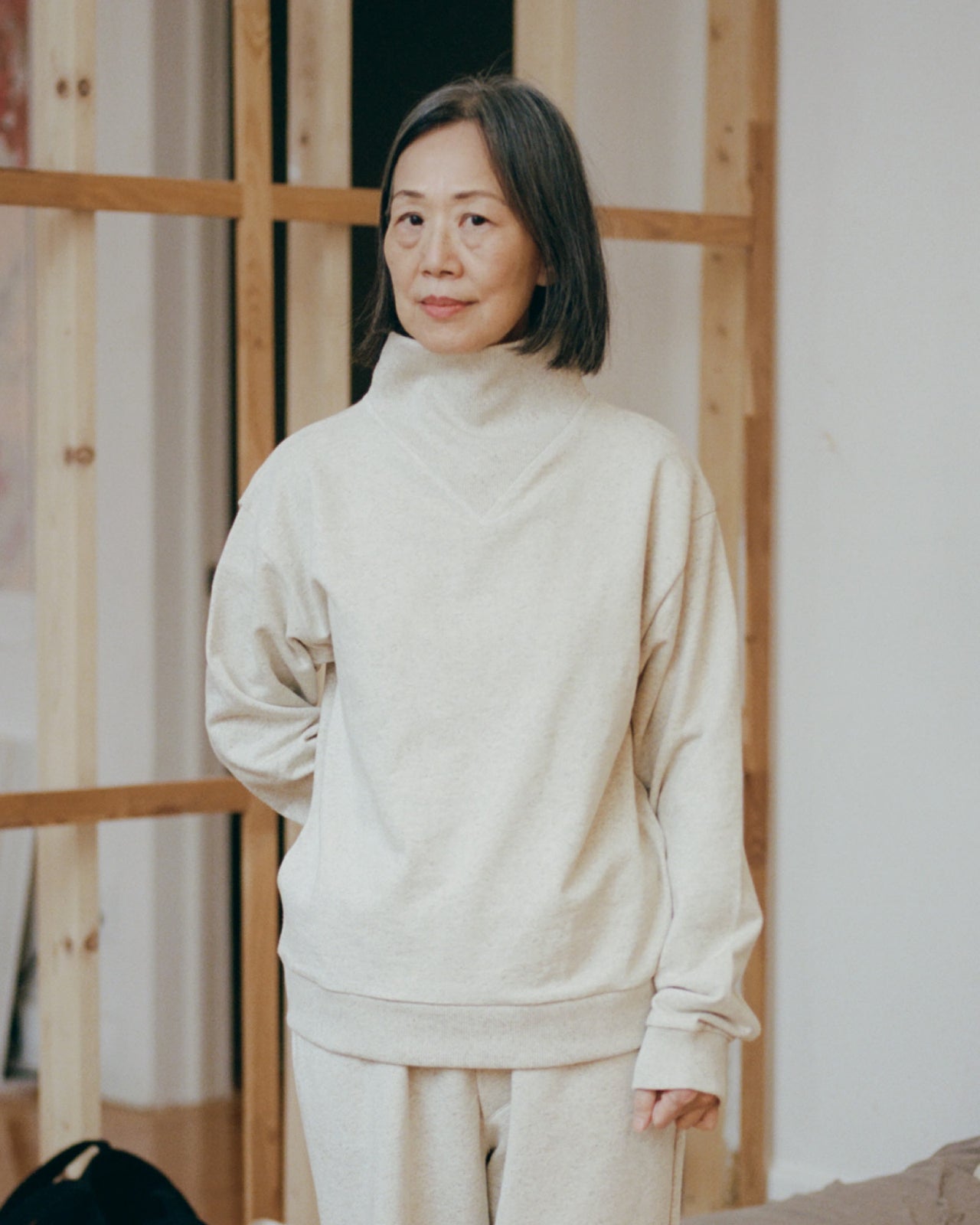 Nape Sweatshirt - Cotton/Hemp - Undyed - AU22