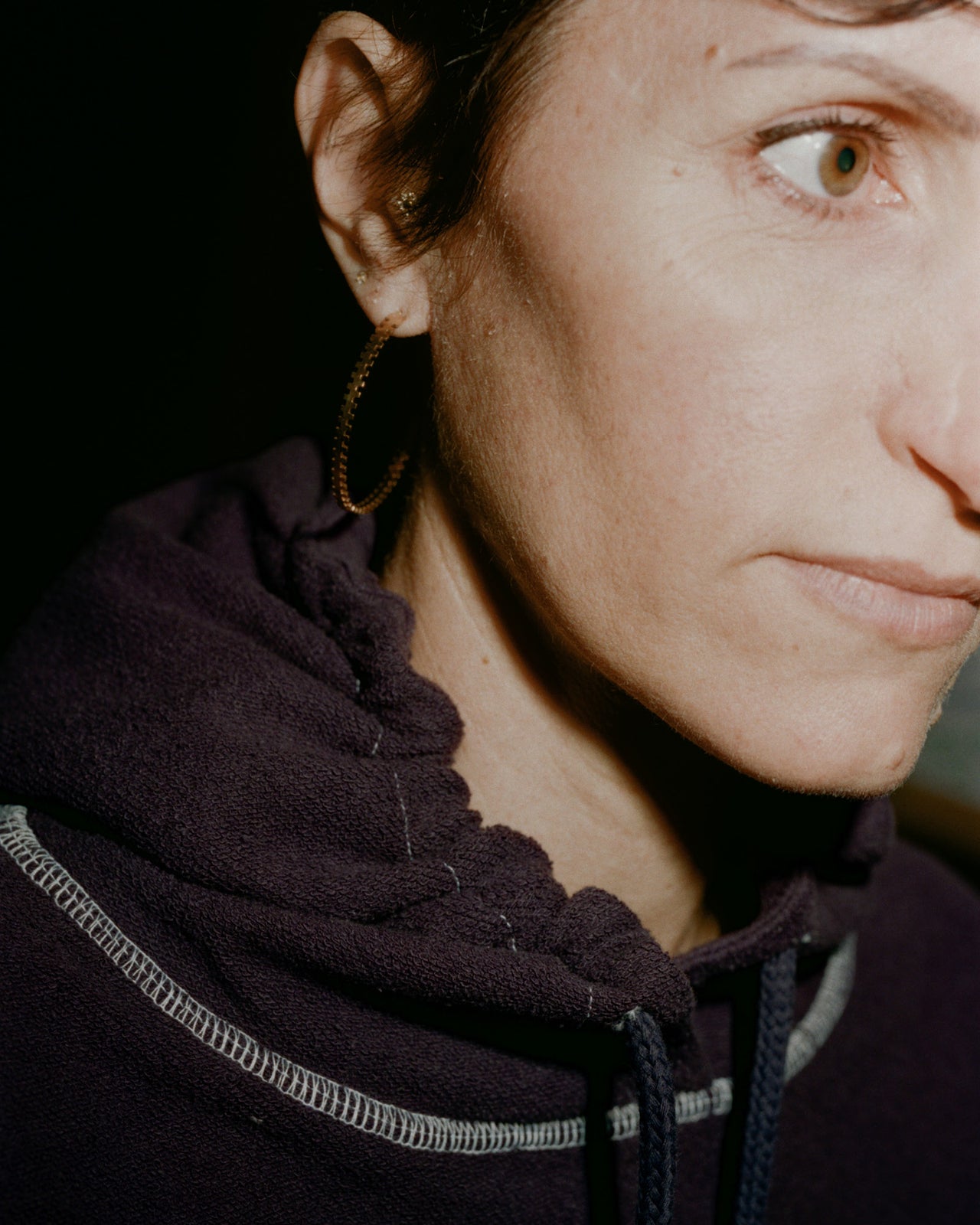 Navu Hoodie - Reversed Fleece - Navy - WT22