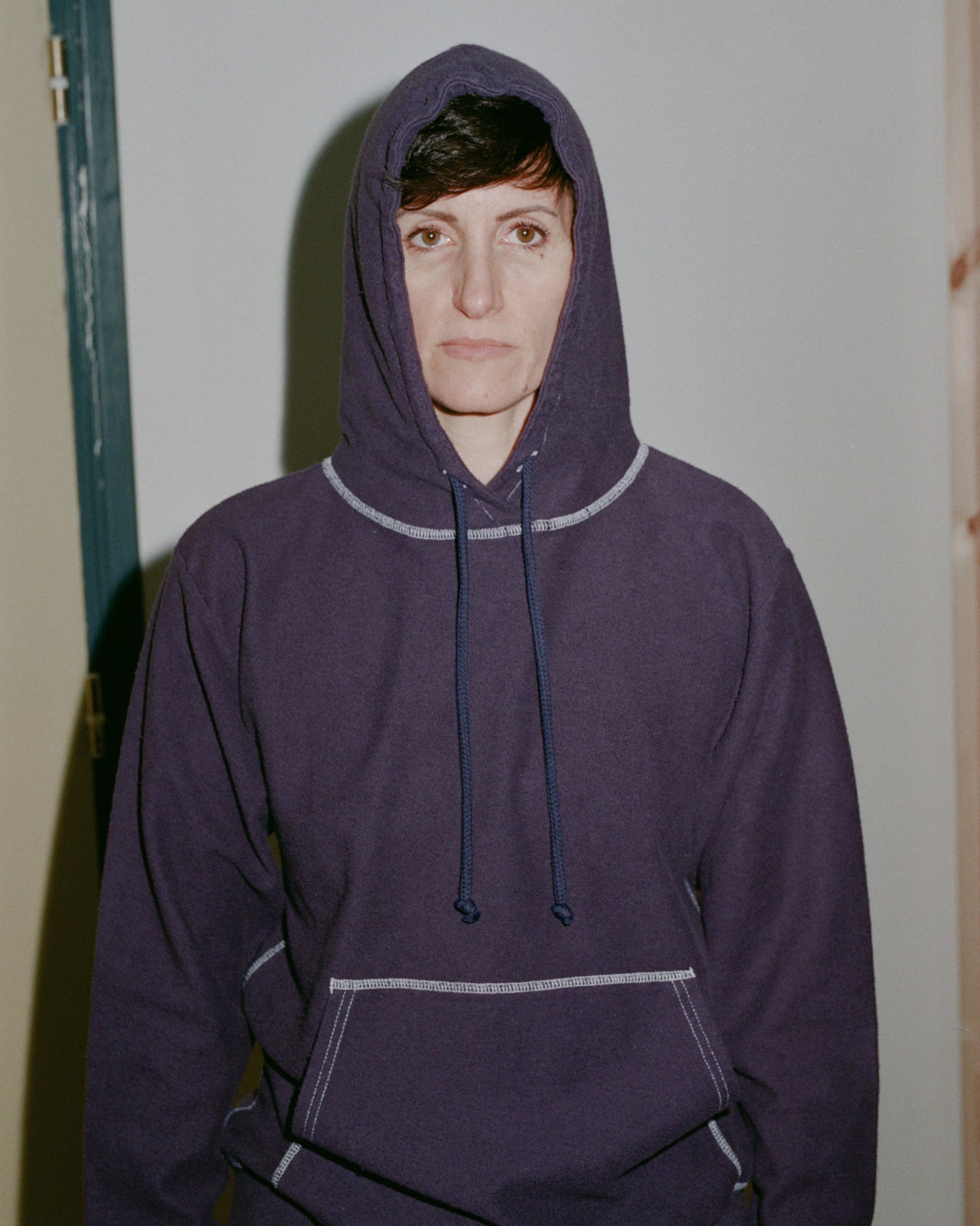 Navu Hoodie - Reversed Fleece - Navy - WT22