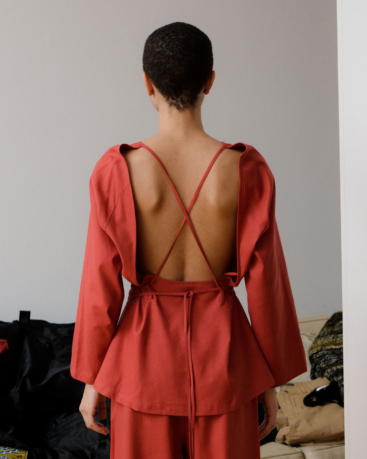 Otay Longsleeve Shirt - Wild Silk - Rubia Red - AU22