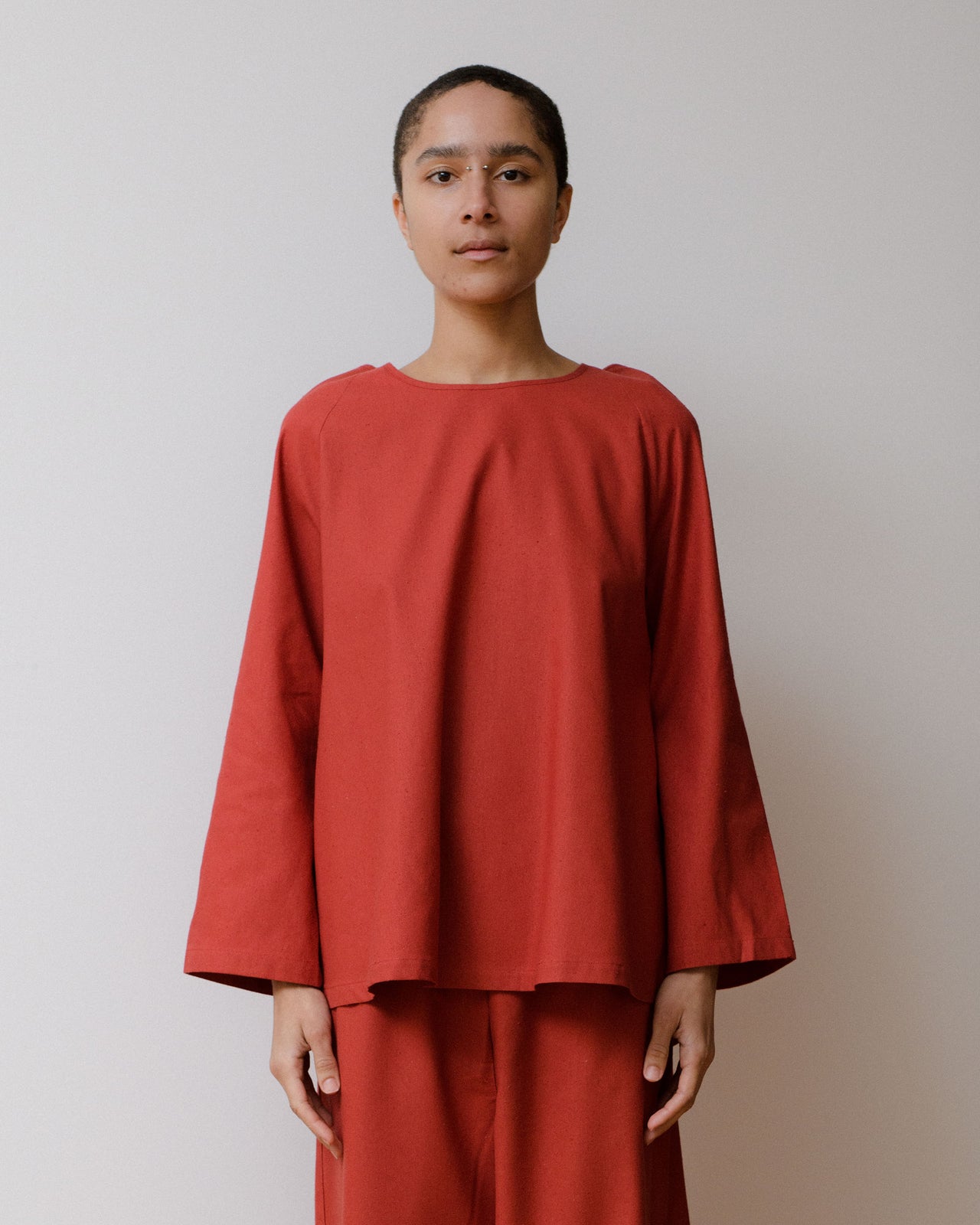 Otay Longsleeve Shirt - Wild Silk - Rubia Red - AU22