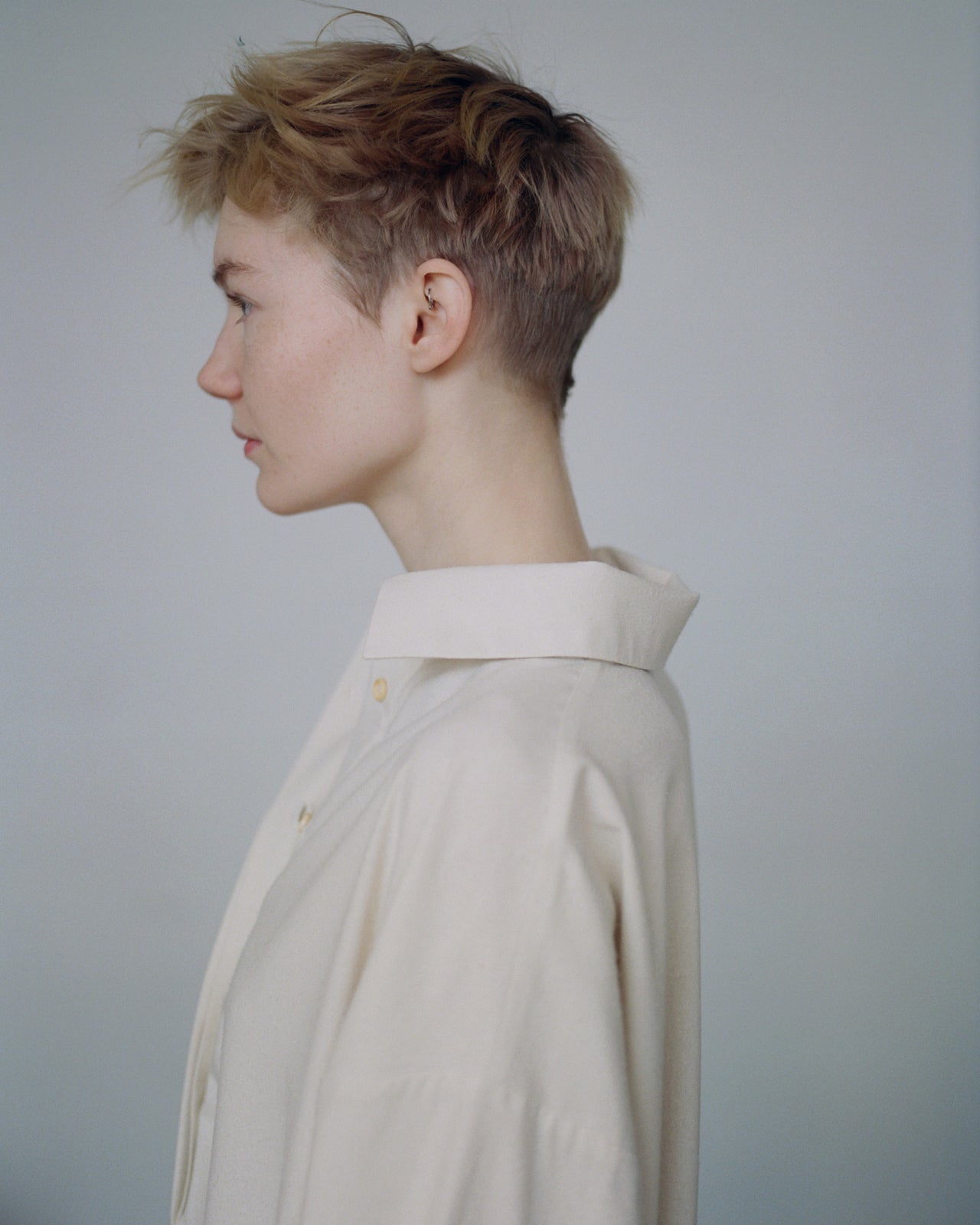 Stoa Shirt Dress - Wild Silk - Undyed - AU22