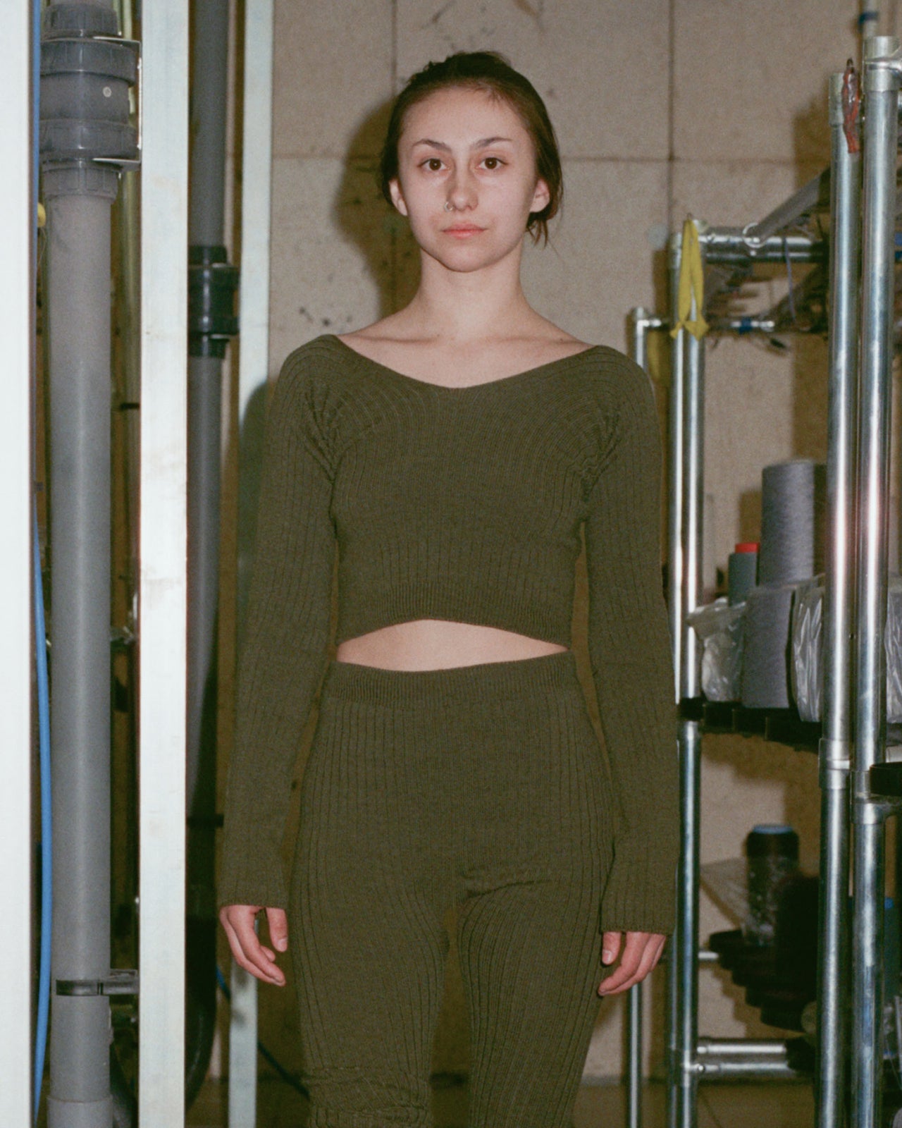 Tights Top - Fine Merinos - Selva Green - WT22