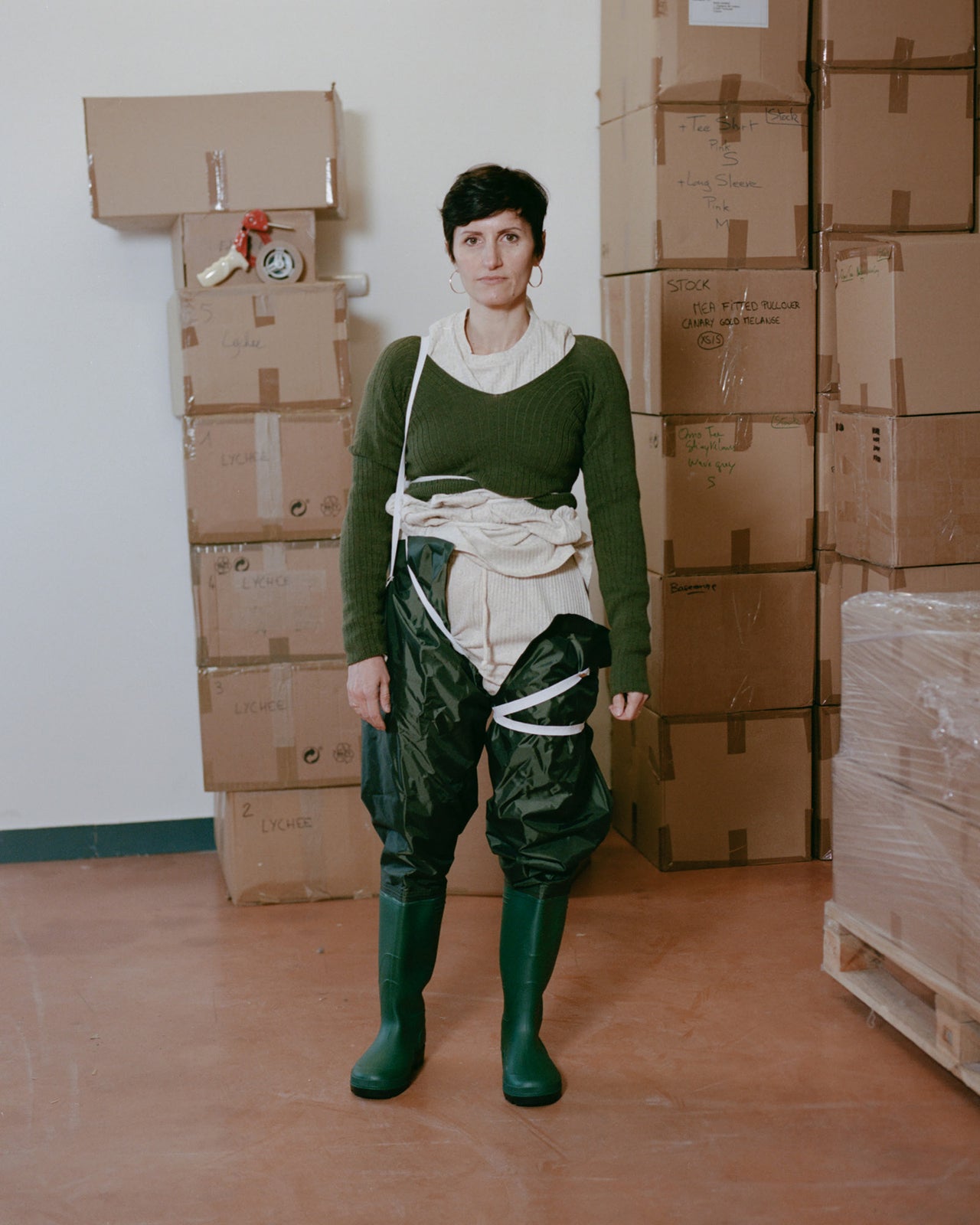 Tights Top - Fine Merinos - Selva Green - WT22