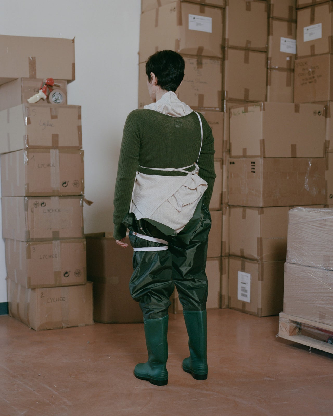 Tights Top - Fine Merinos - Selva Green - WT22