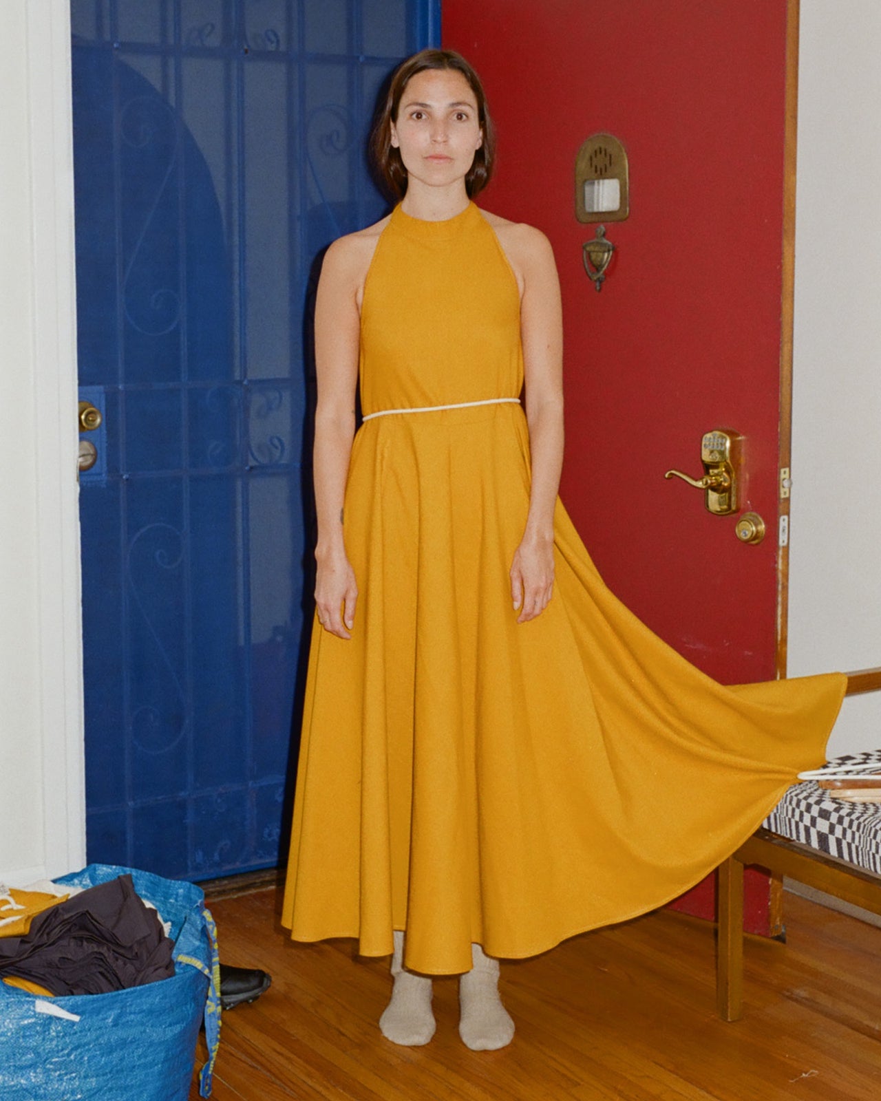 Shore Dress - Wild Silk/Wool - Fout Orange - AU21