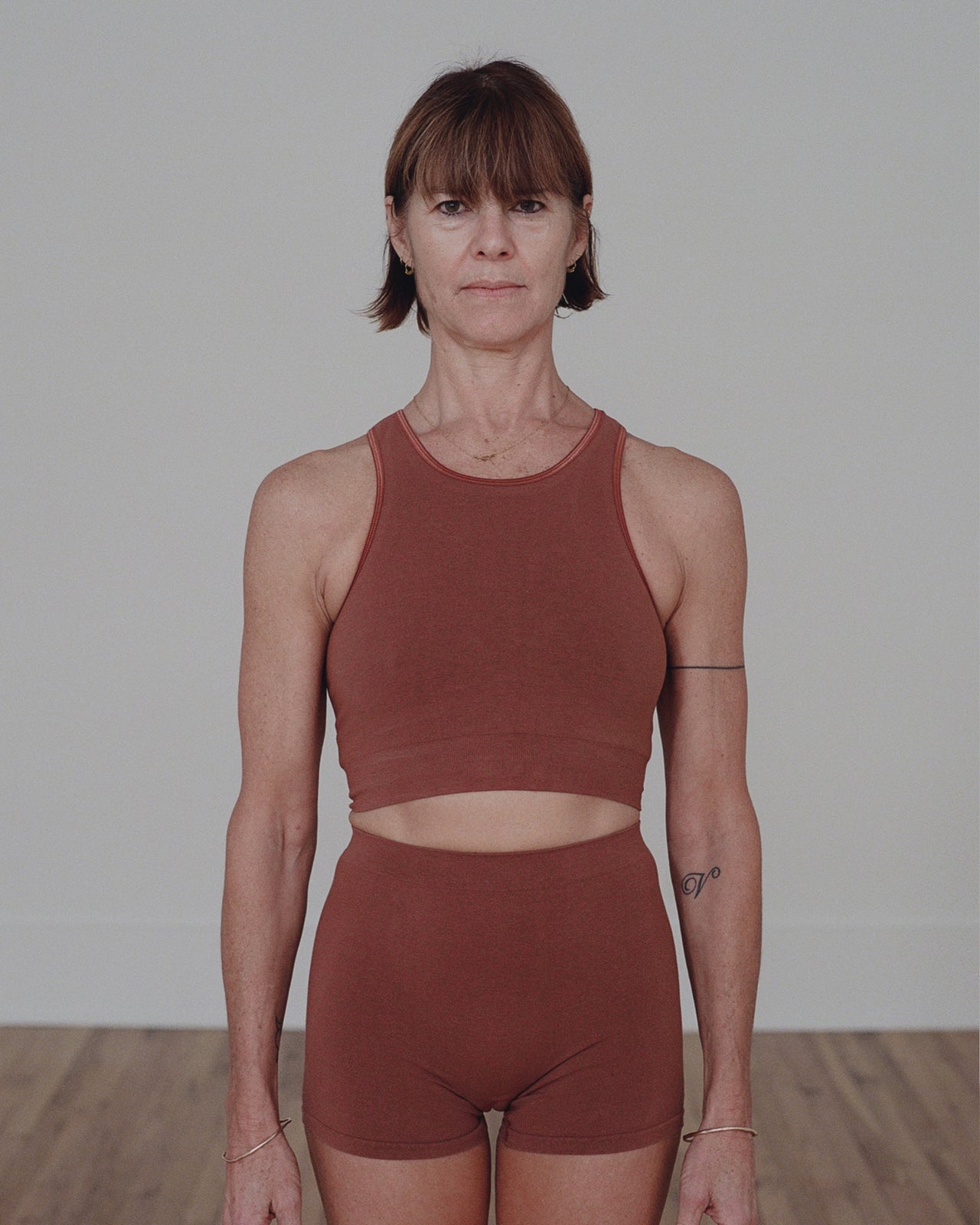 Oleta Highneck Bra - Rust