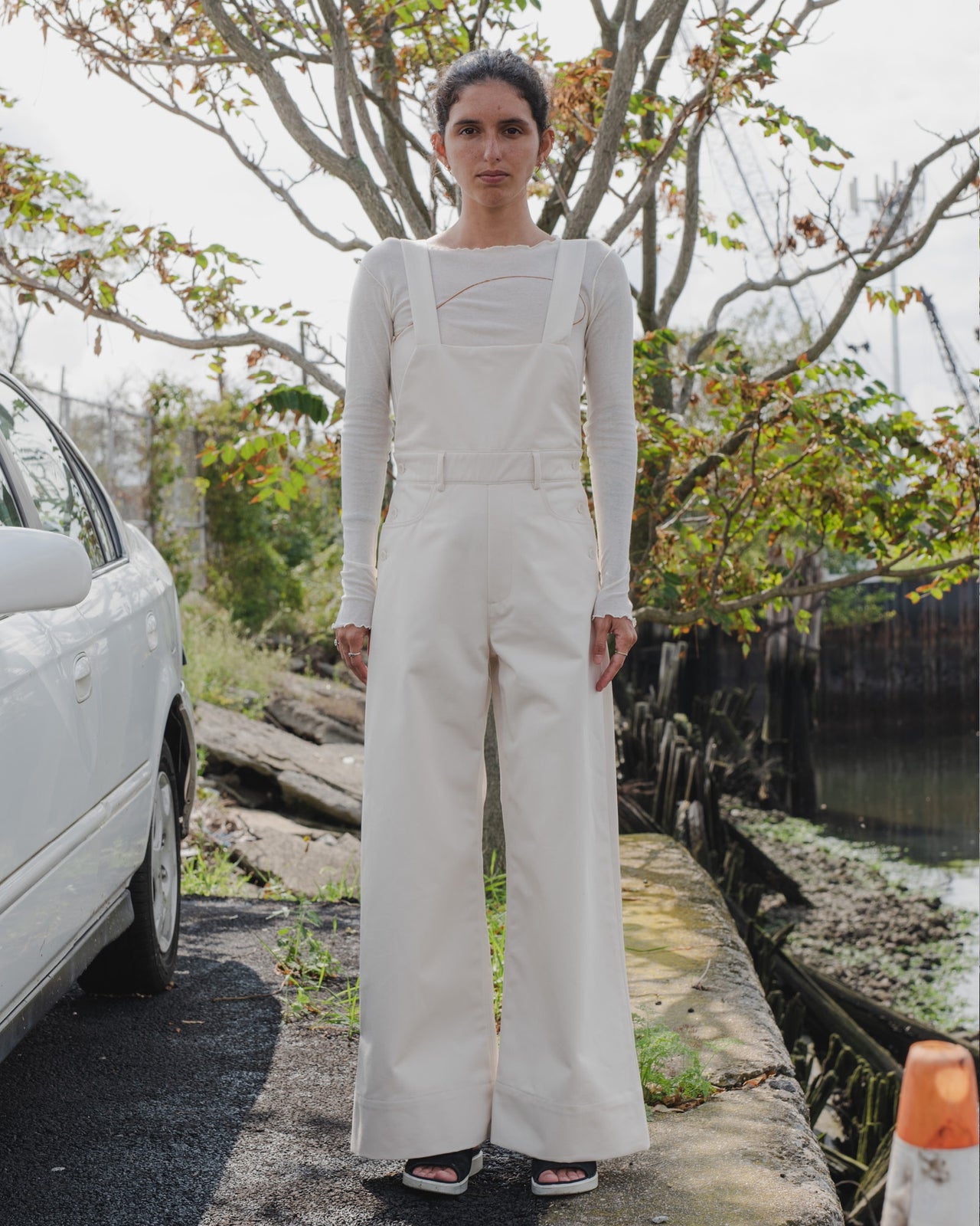 Navalo Overall - Denim - Ecru - SU21