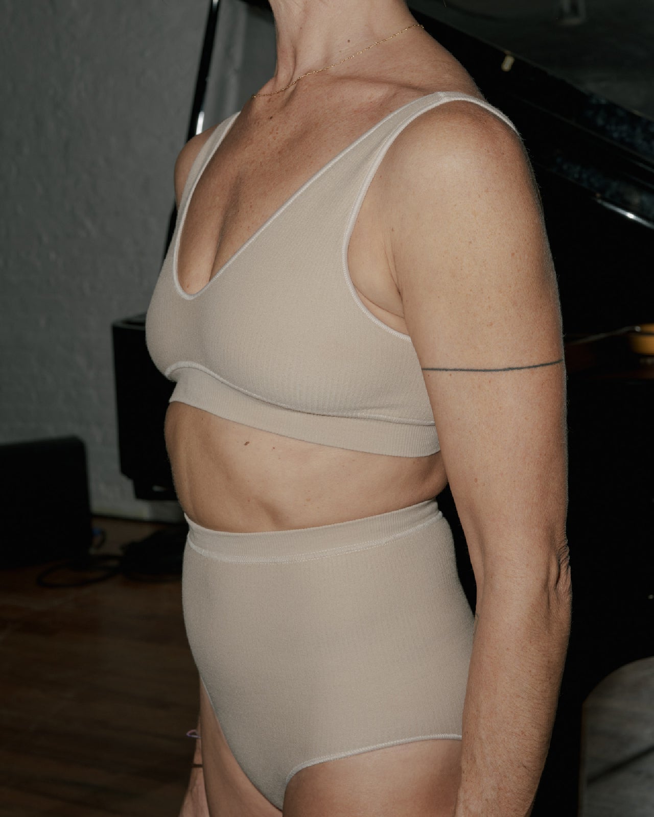 Aid Bra - Buckle Cotton Knit - Ritz Rose