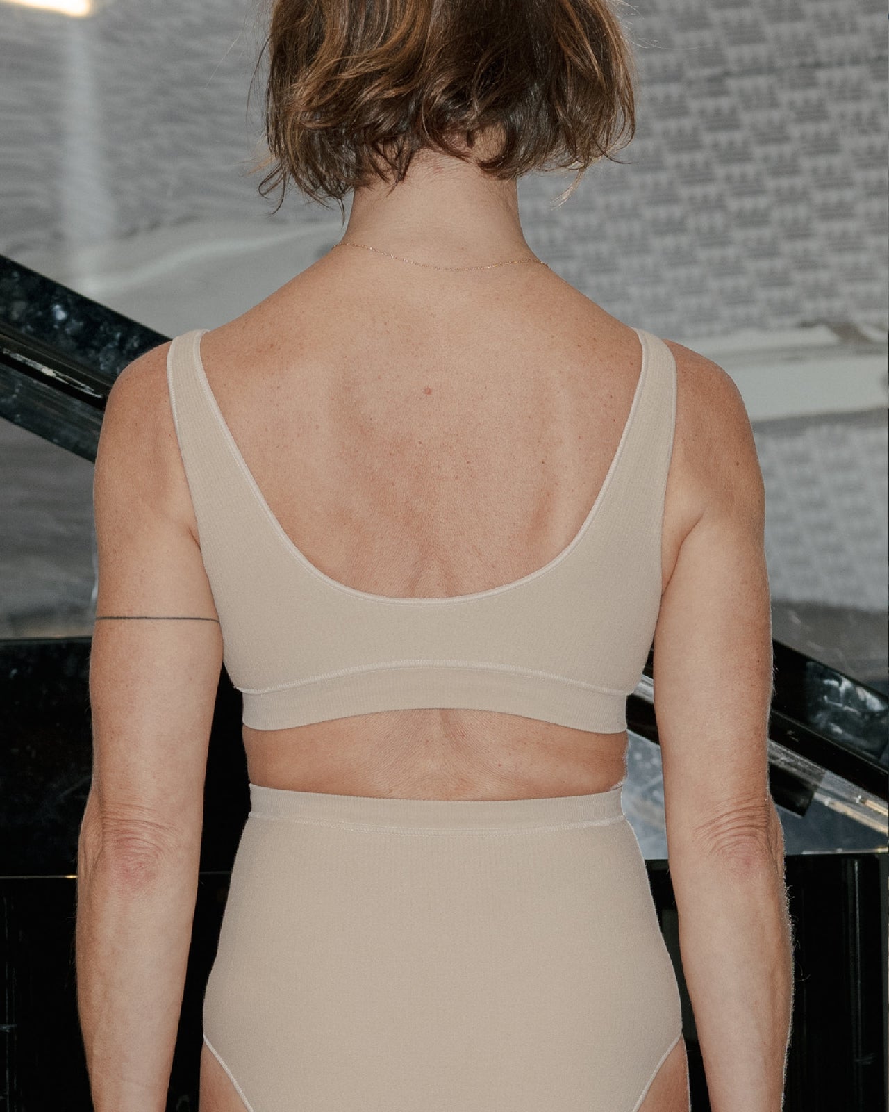 Aid Bra - Buckle Cotton Knit - Ritz Rose