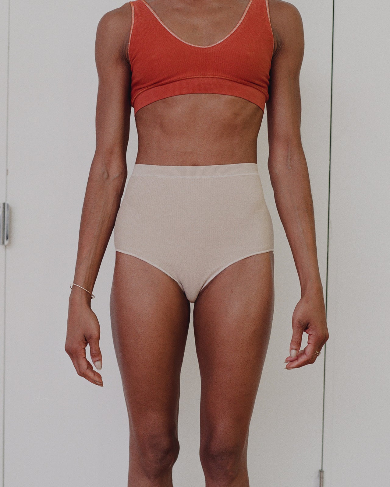 Aid Pants - Buckle Cotton Knit - Ritz Rose