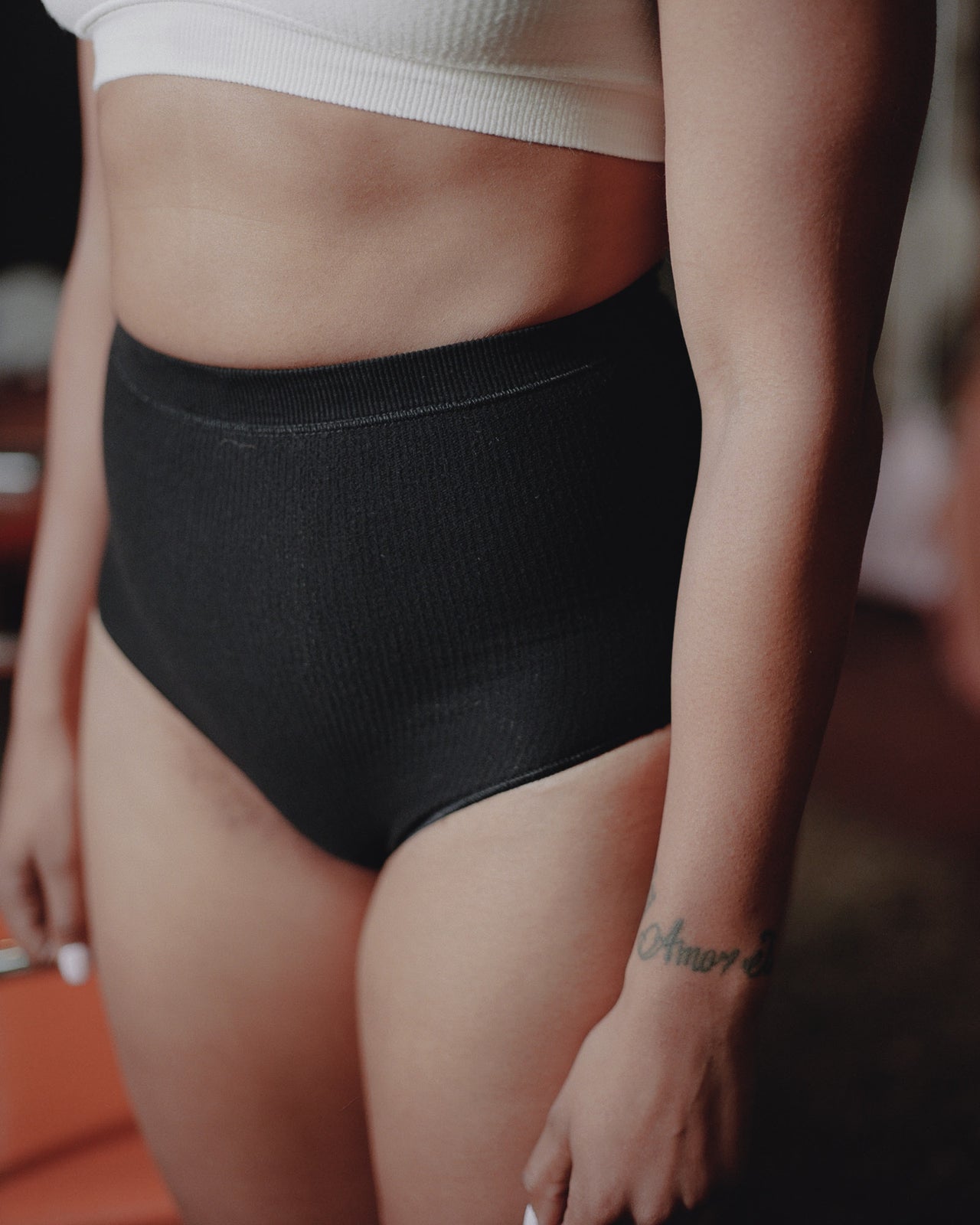 Aid Pants - Buckle Cotton Knit - Black