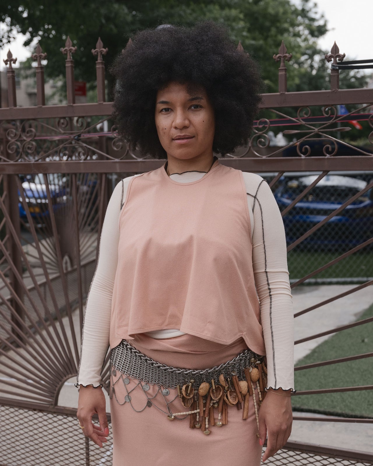 Apron Top - Wild Silk - Sid Pink