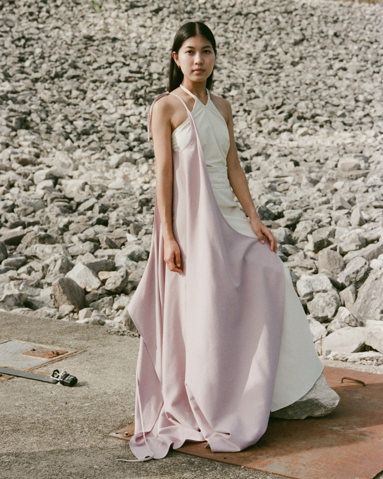 Apron Dress - Wild Silk - Nimbus - SU23