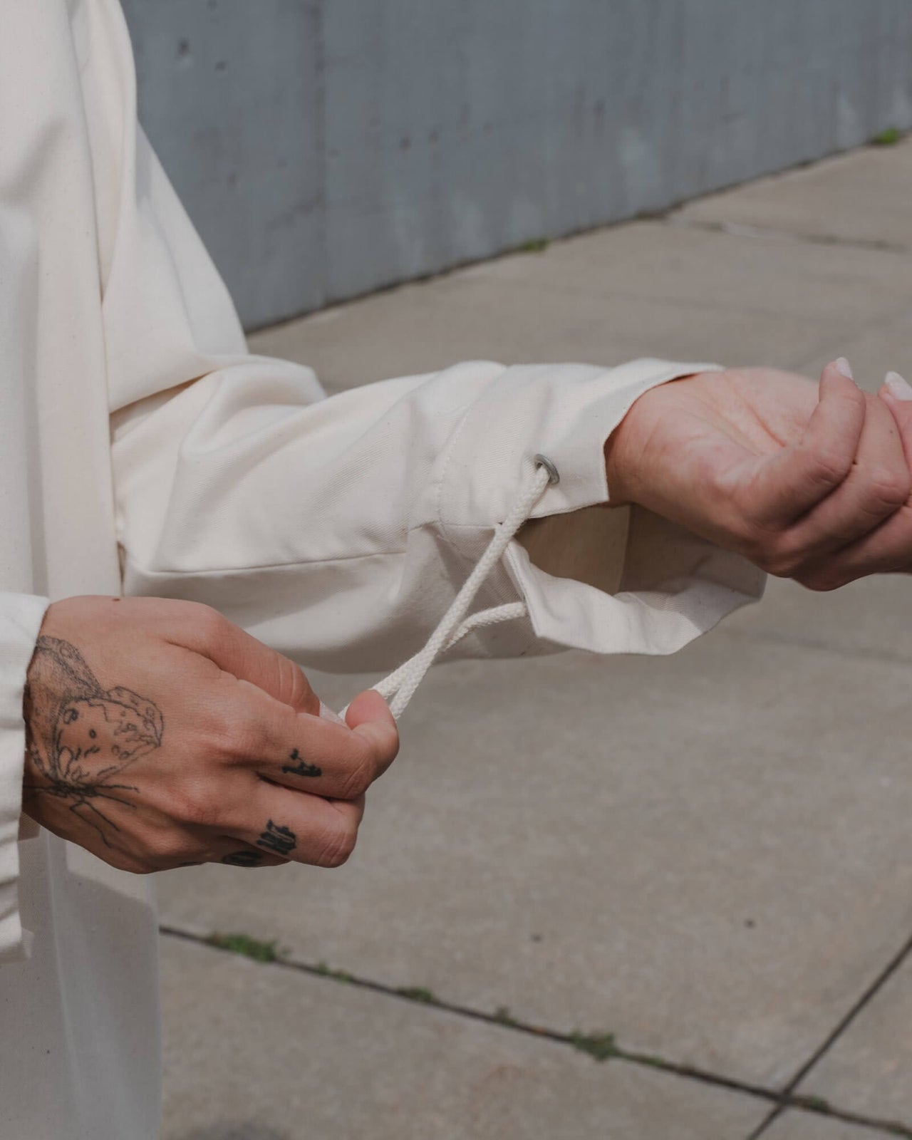 Bayou Dress - Denim - Ecru - SU21