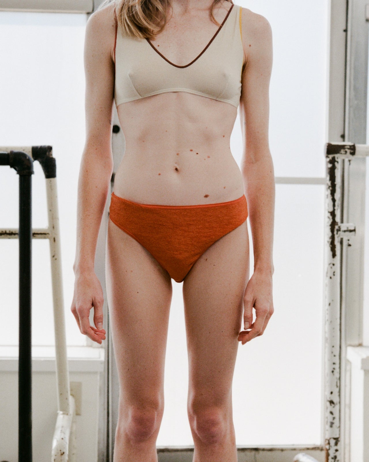 Bell Pants - Terry Cotton - Ven Orange - SU23