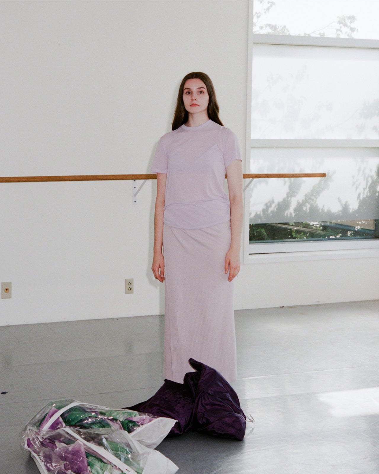 Brig Skirt - Hemp Rib - Su Purple - SU23