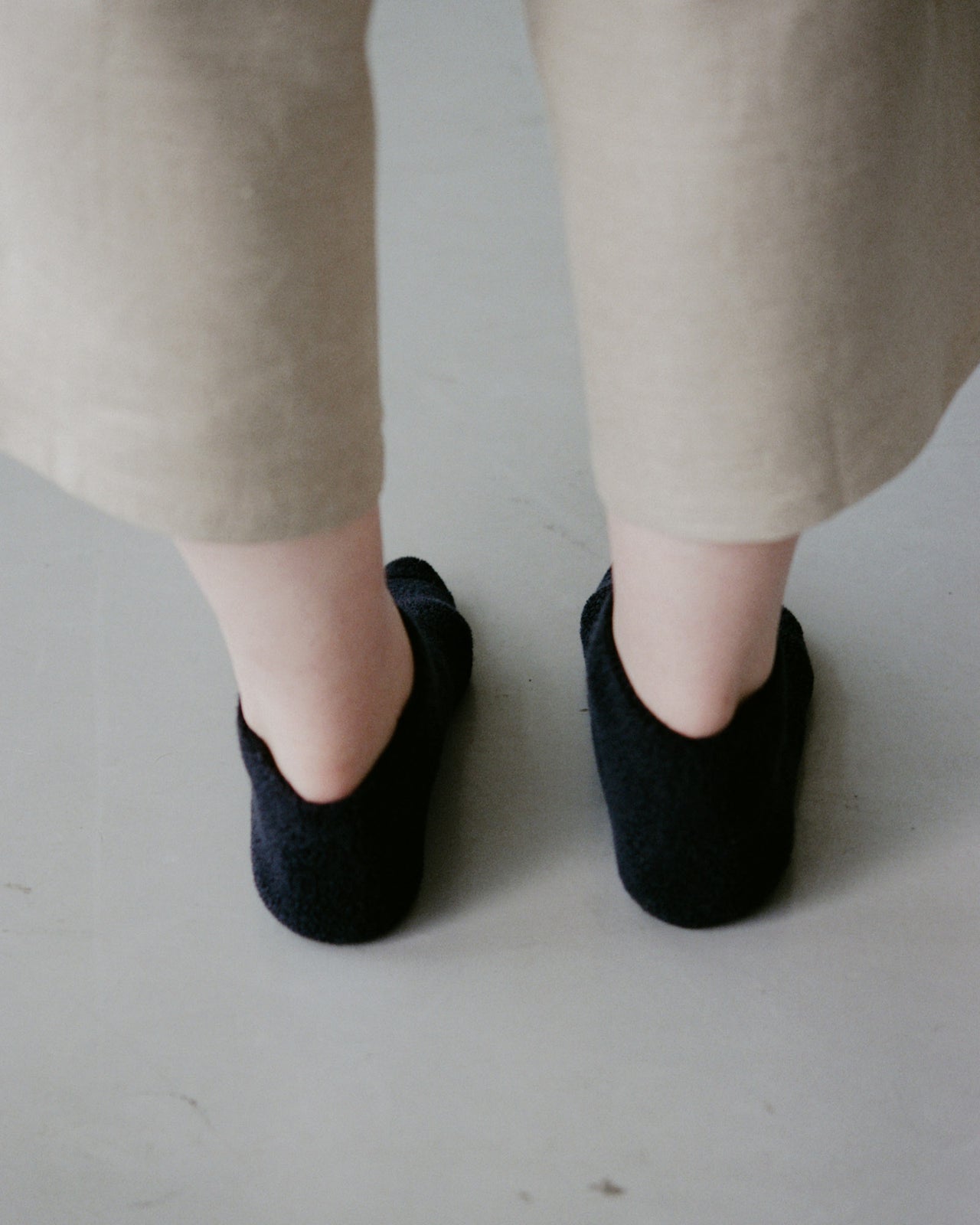 Buckle Ankle Socks - Longstaple Cotton - Navy - SU23