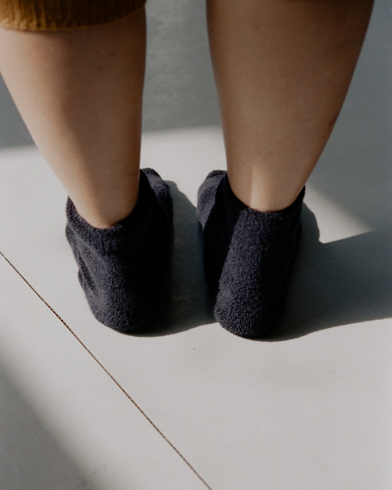Buckle Overankle Socks - Longstaple Cotton - Navy - SU23