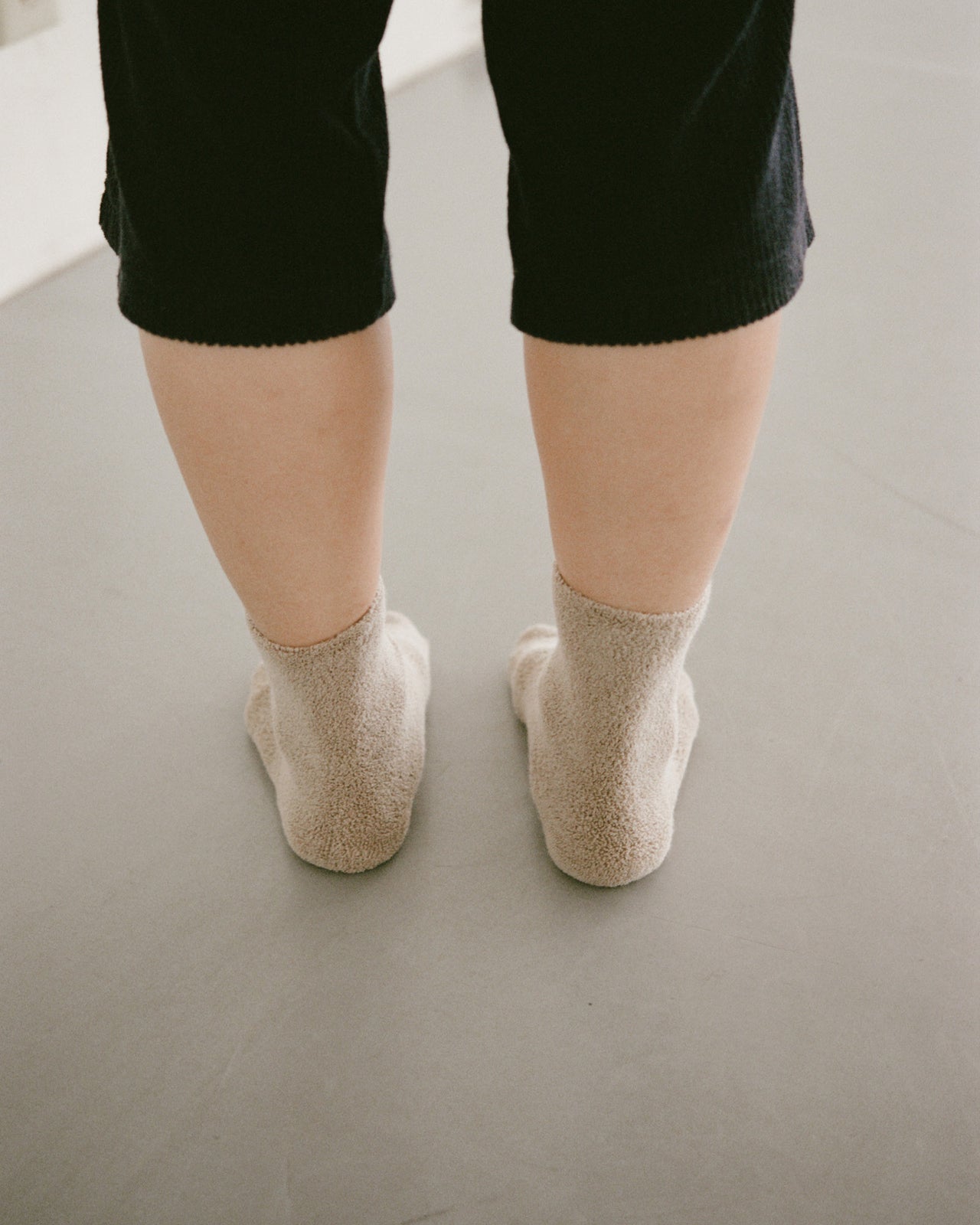 Buckle Overankle Socks - Longstaple Cotton - Undyed - SU23