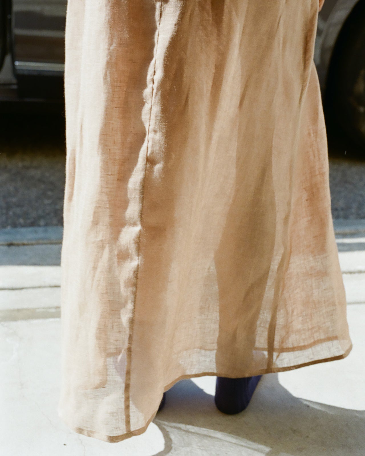 Dydine Skirt - Fine Linen - Khata Brown - AU21