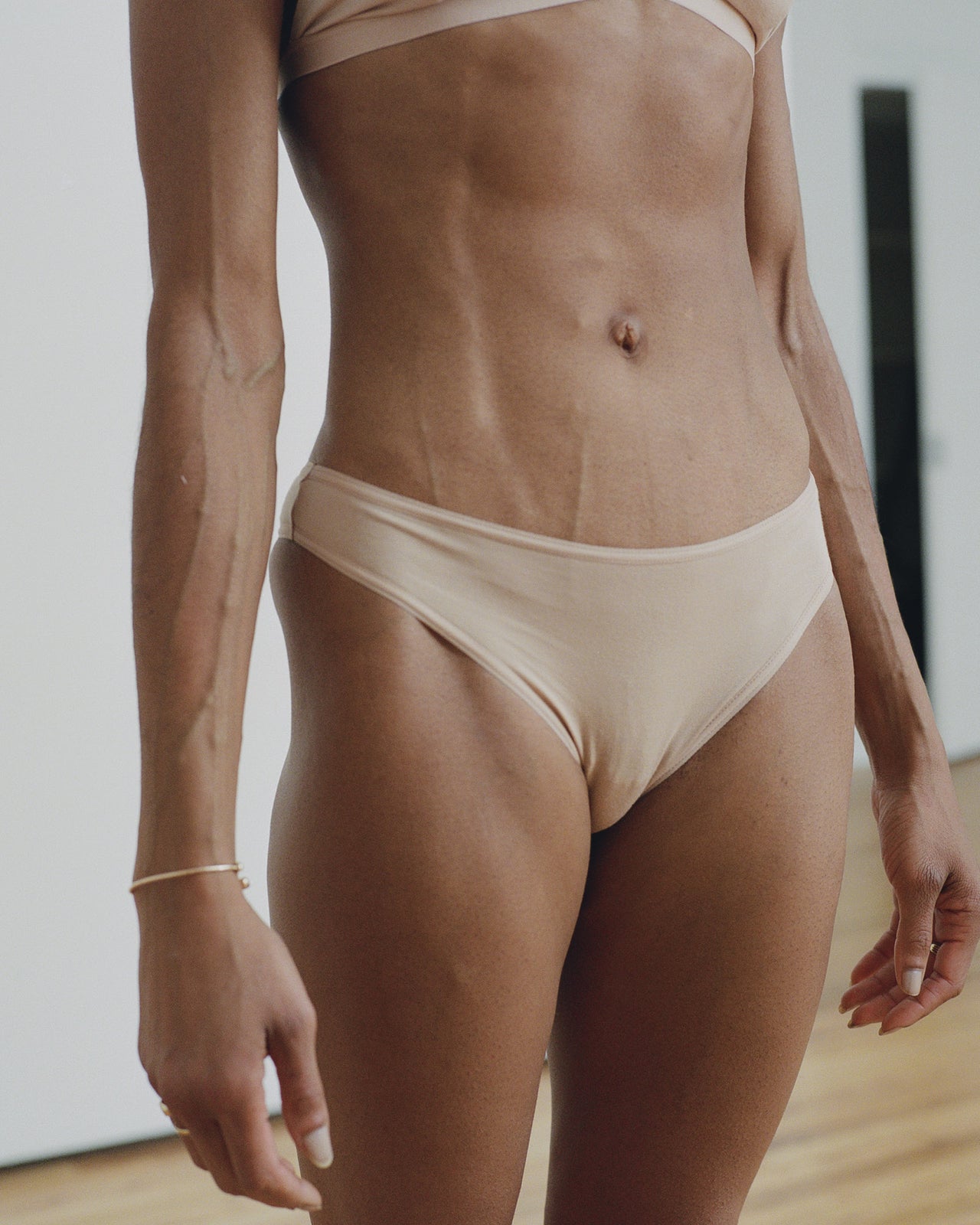 Enna Thong - Bamboo Jersey - Haptic - Baserange AU