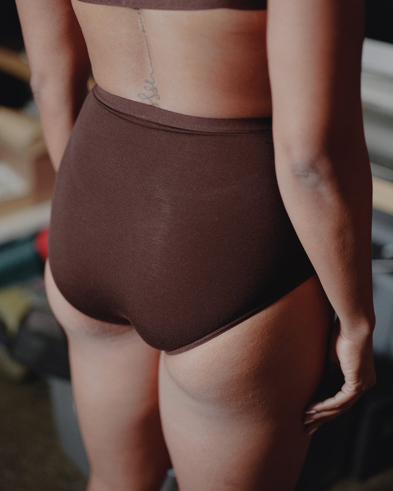 Highwaist Bell Pants - Bamboo Jersey - Tactile