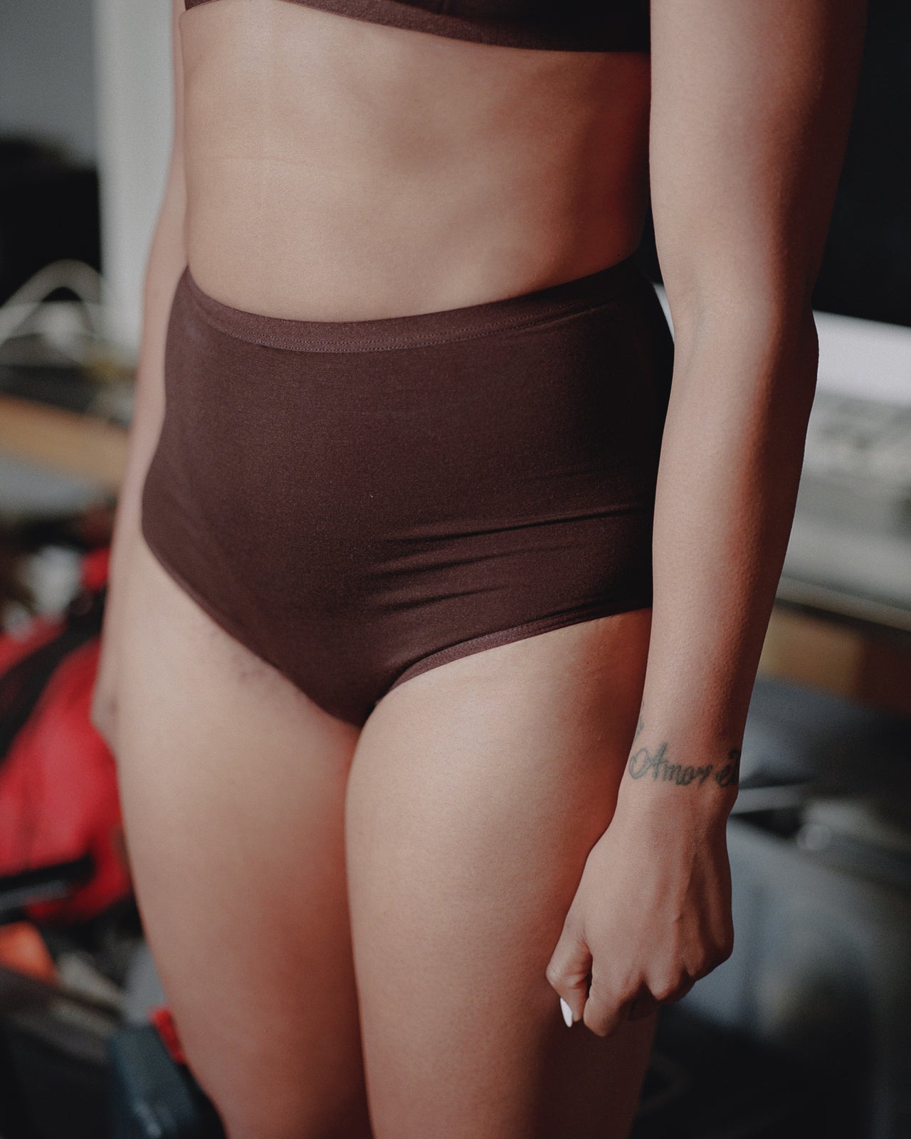 Highwaist Bell Pants - Bamboo Jersey - Tactile