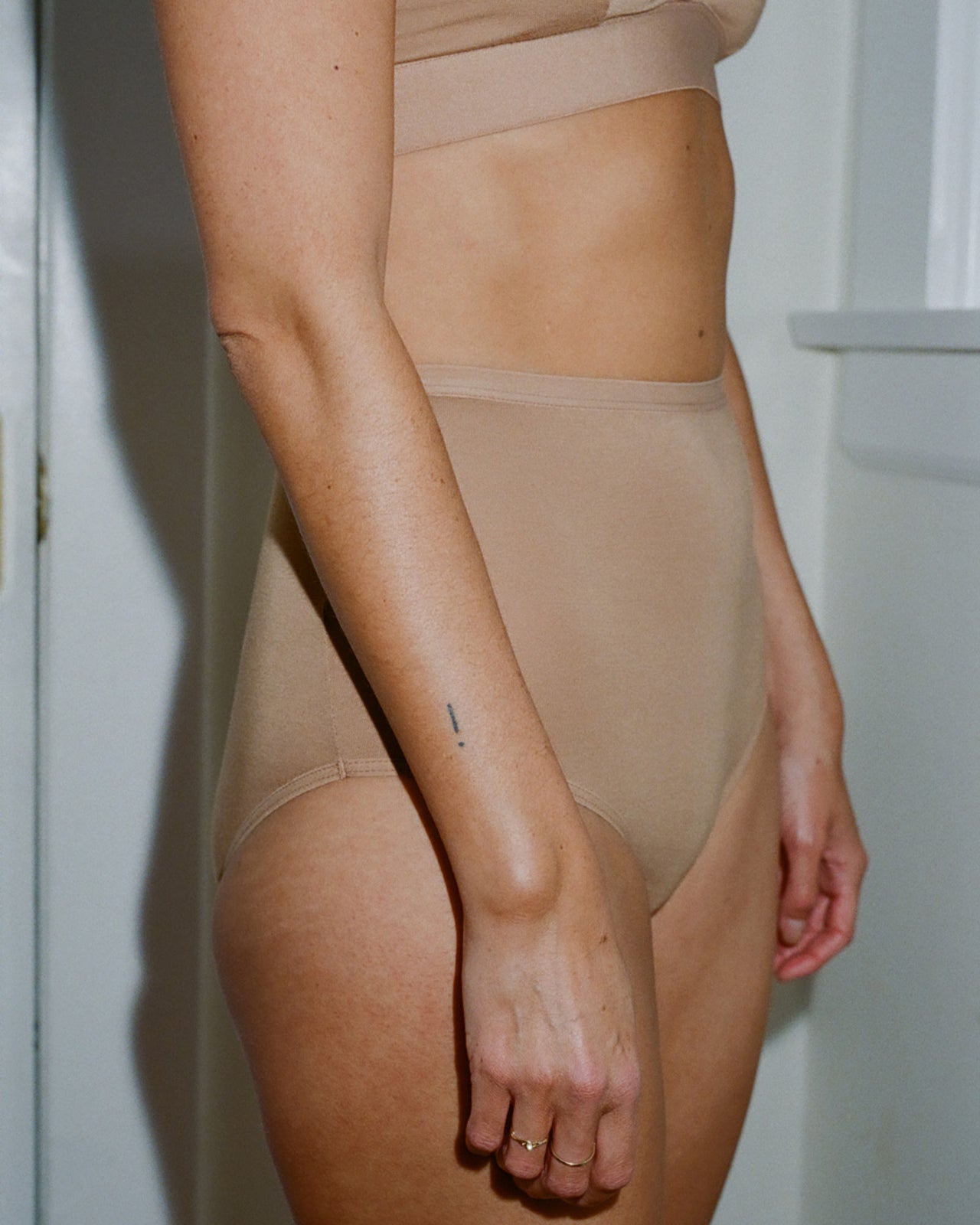 Highwaist Bell Pants - Bamboo Jersey - Aural