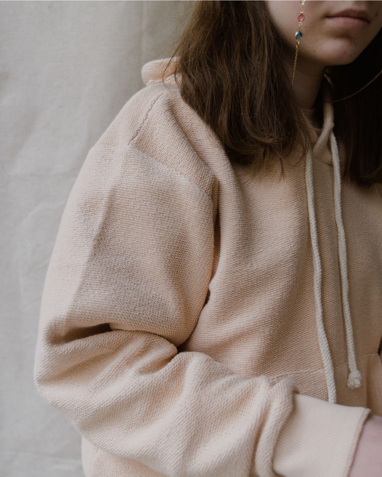 Hoodie - Reversed Terry - Spring 16 Ecru - SP23