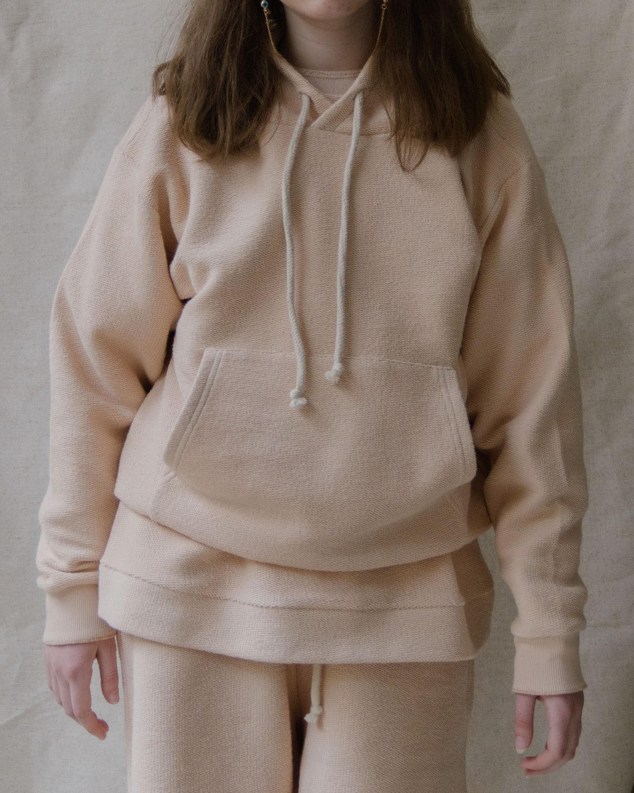 Hoodie - Reversed Terry - Spring 16 Ecru - SP23