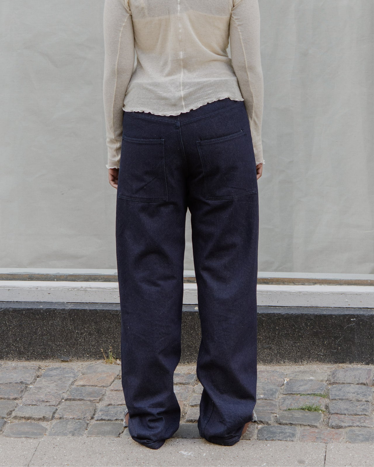 Indre Pants - Brushed Denim - Raw Blue Denim - SP23