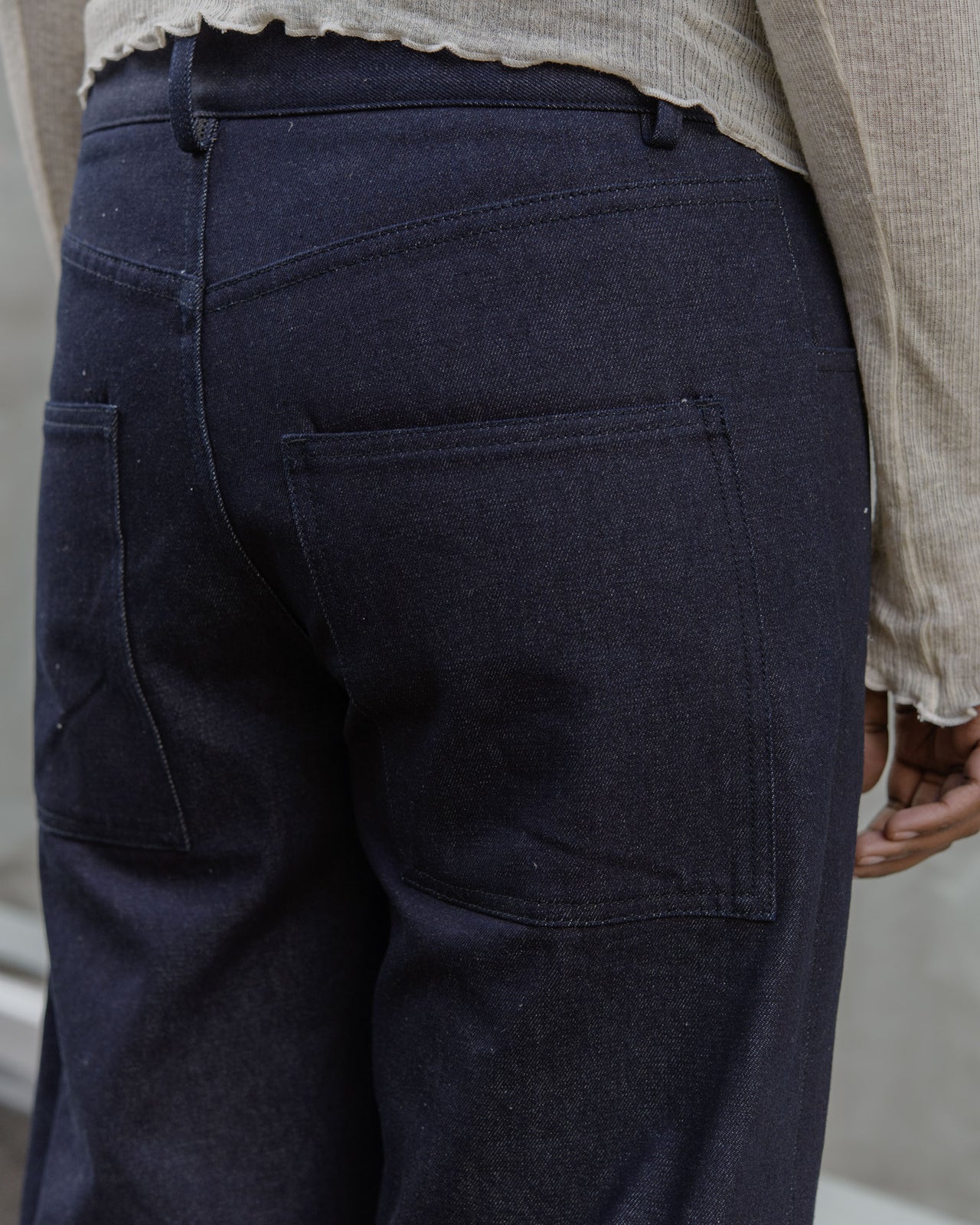 Indre Pants - Brushed Denim - Raw Blue Denim - SP23
