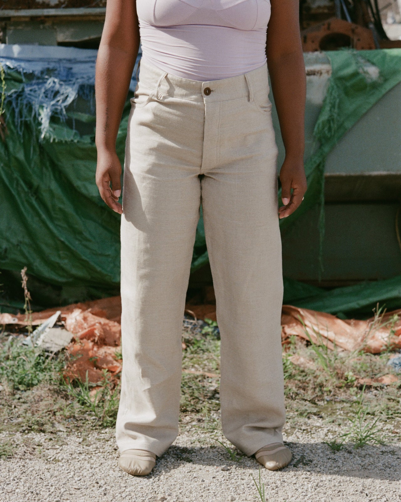 Indre Pants - Linen - Undyed - SU23