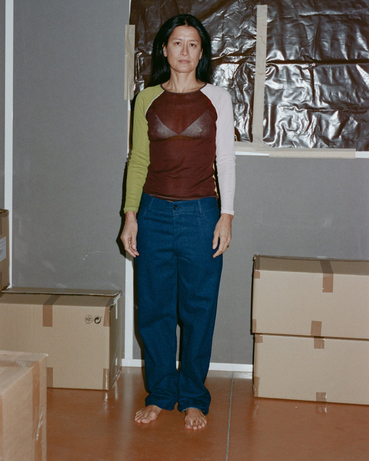 Indre Pants - Brushed Denim - Dark Blue - WT22