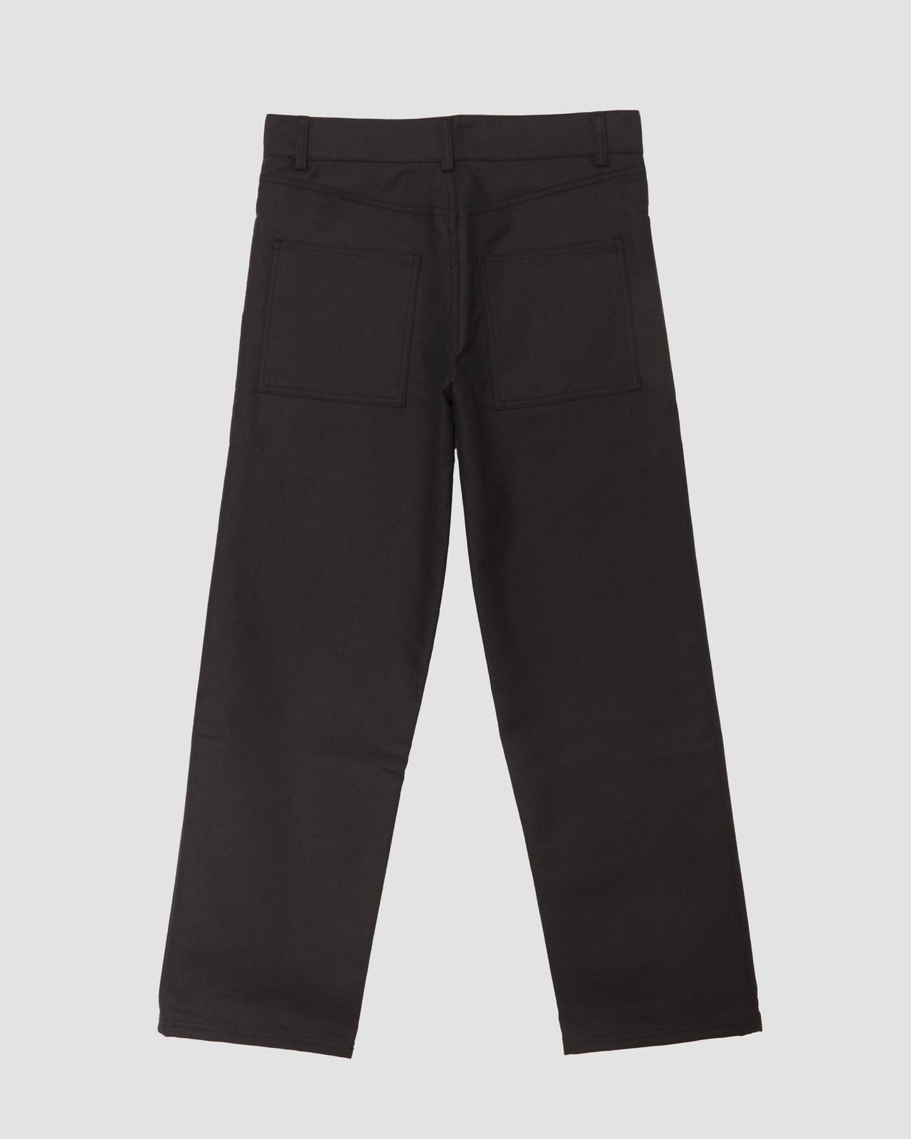 Indre Pants - Cotton Canvas - Black - WT23