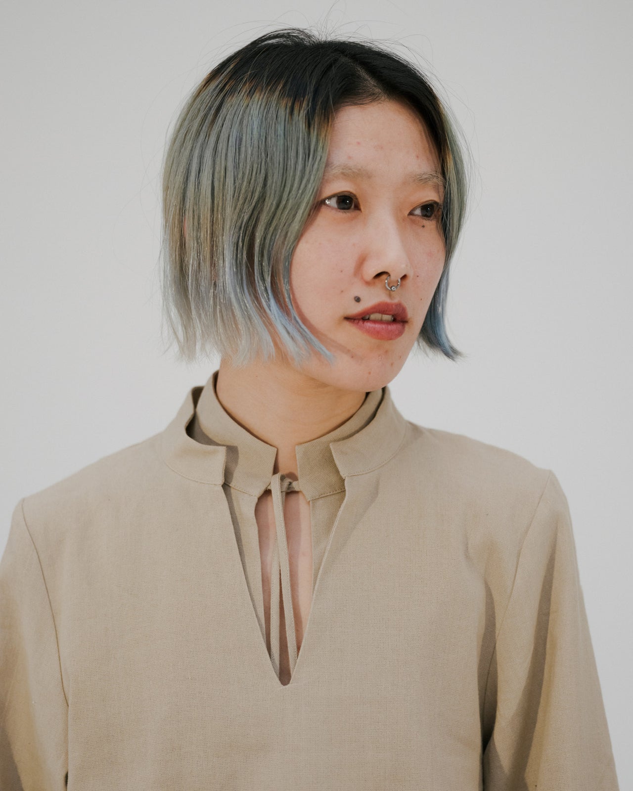 Ita Top - Linen/Cotton - Khaki - AU20 - Baserange AU