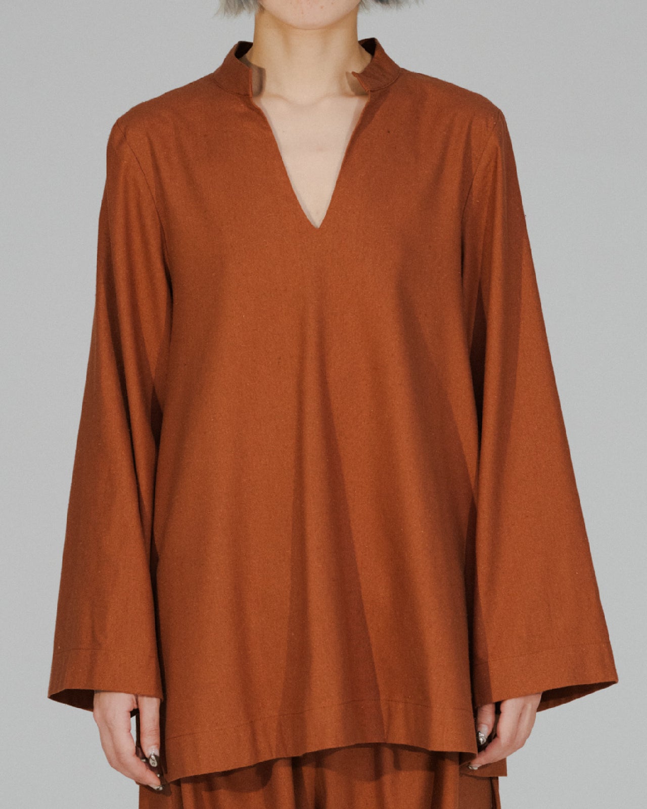 Ita Top - Raw Silk - Rust - AU20 - Baserange AU