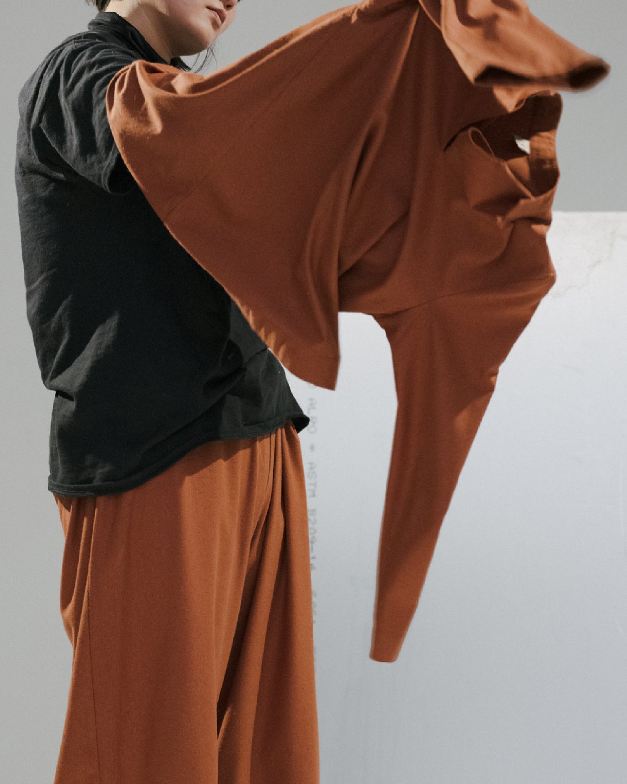Ita Top - Raw Silk - Rust - AU20 - Baserange AU