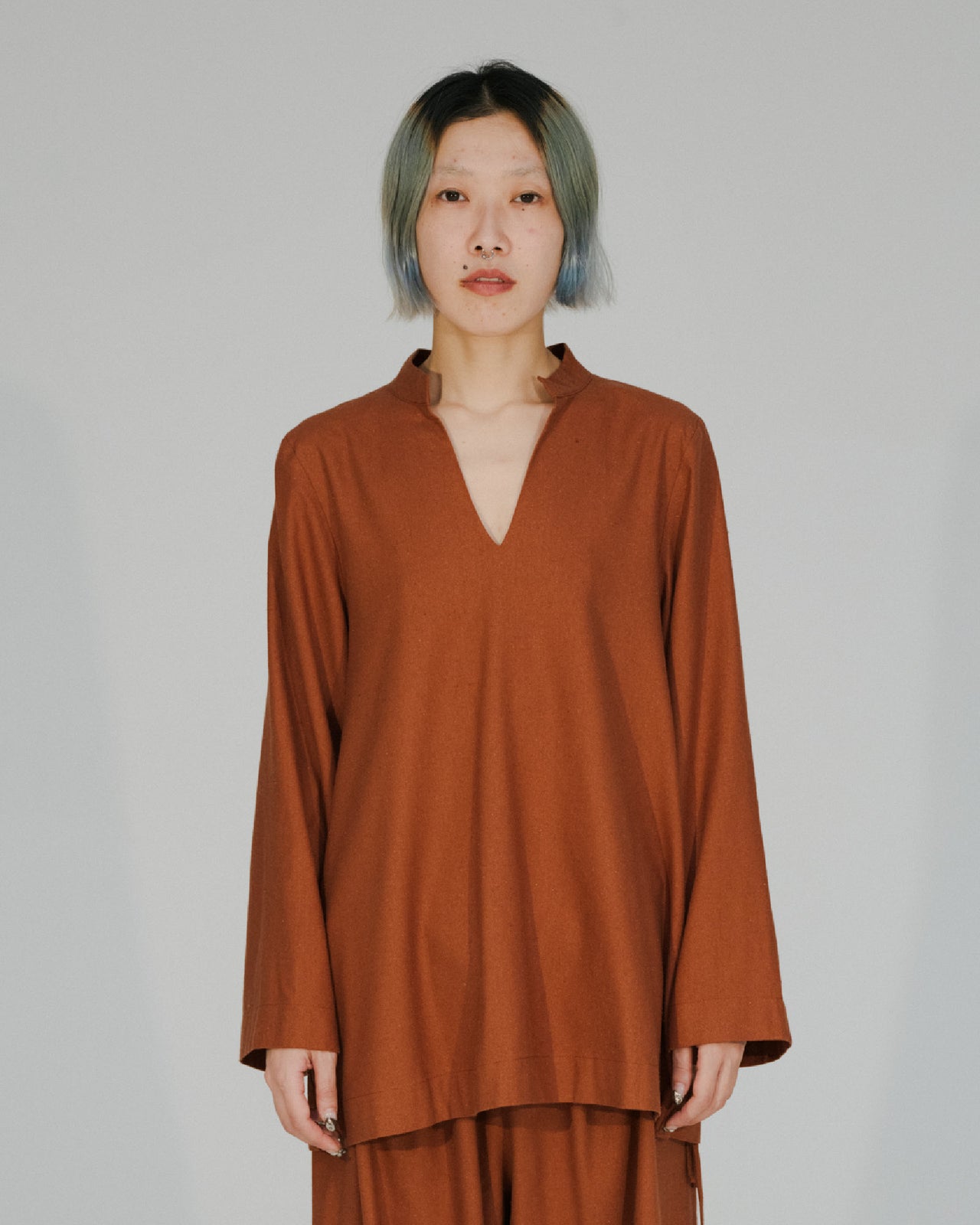 Ita Top - Raw Silk - Rust - AU20 - Baserange AU