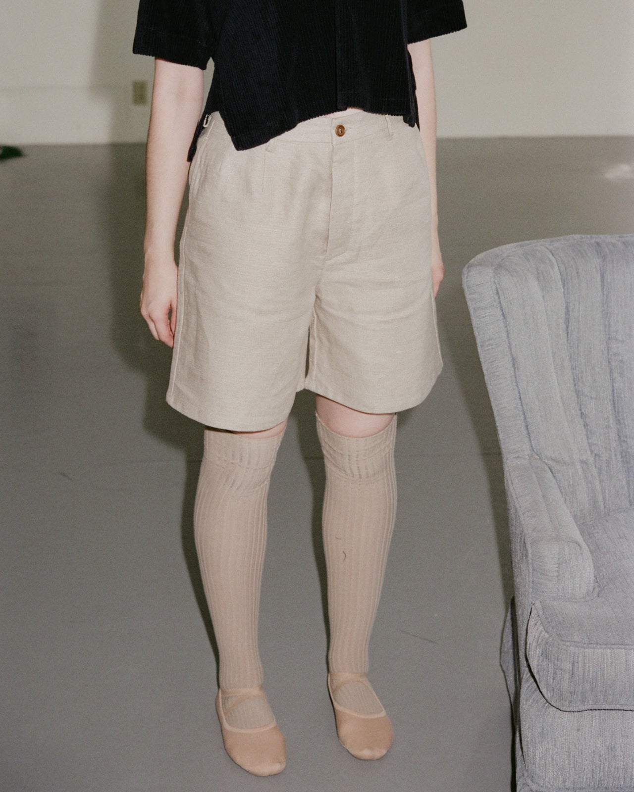 Kile Shorts - Linen - Undyed - SU23