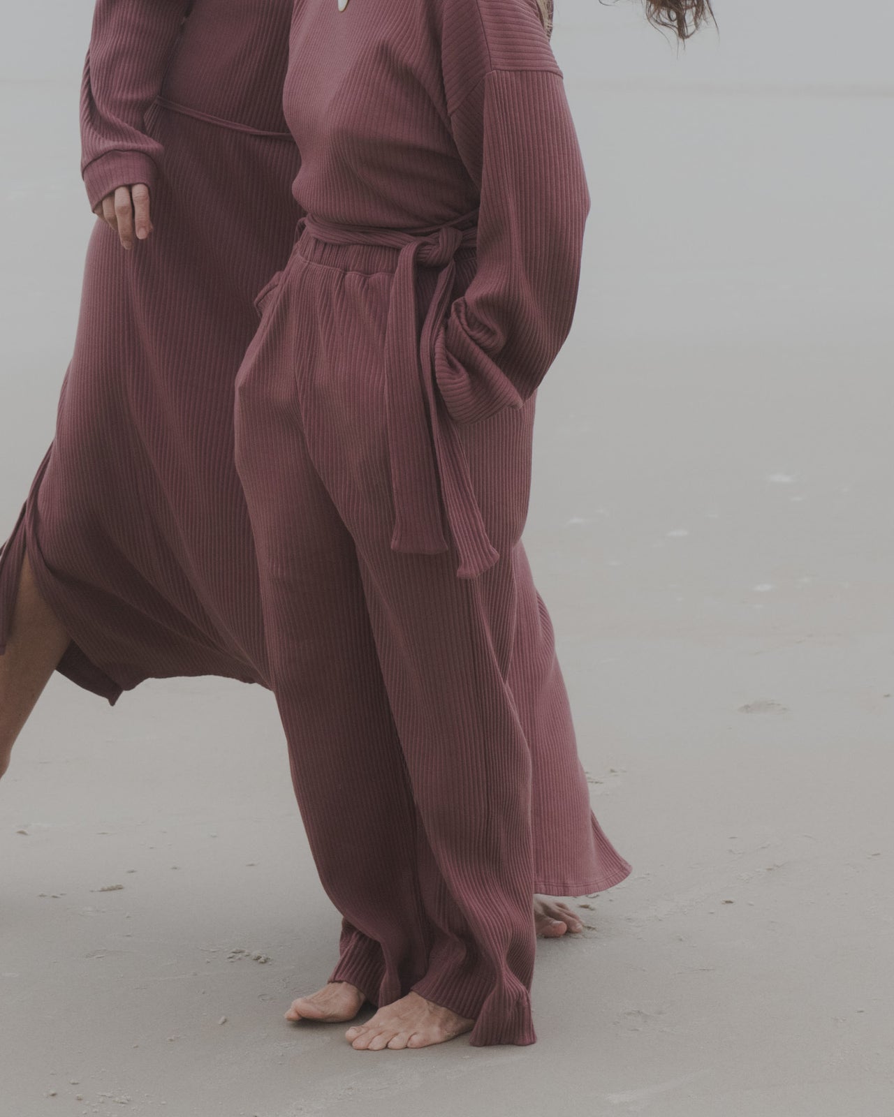 Lhasa Pants - Rib Fleece - Cuka Brown - WT21